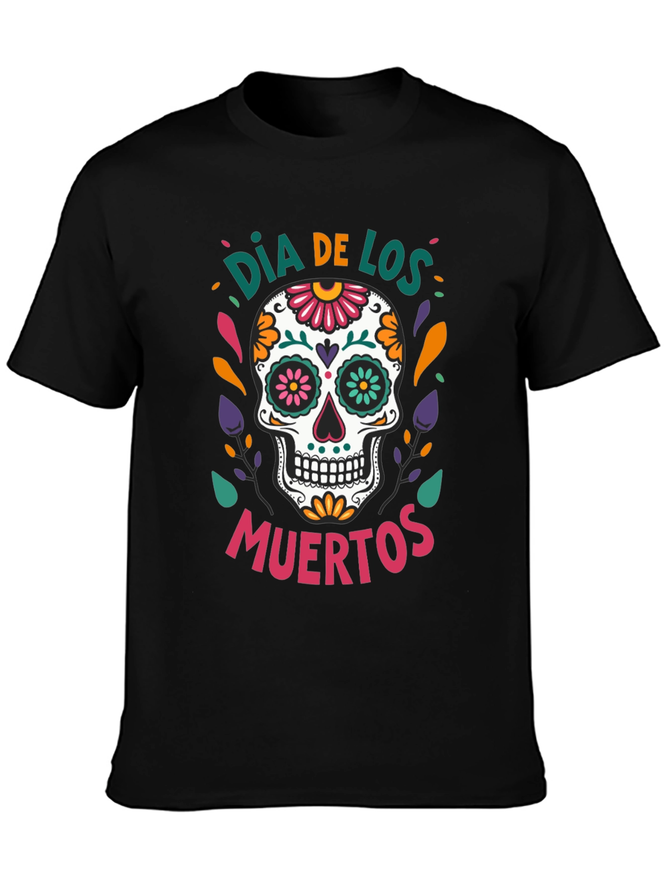 Dia De Los Muertos Sugar Skull T-Shirt