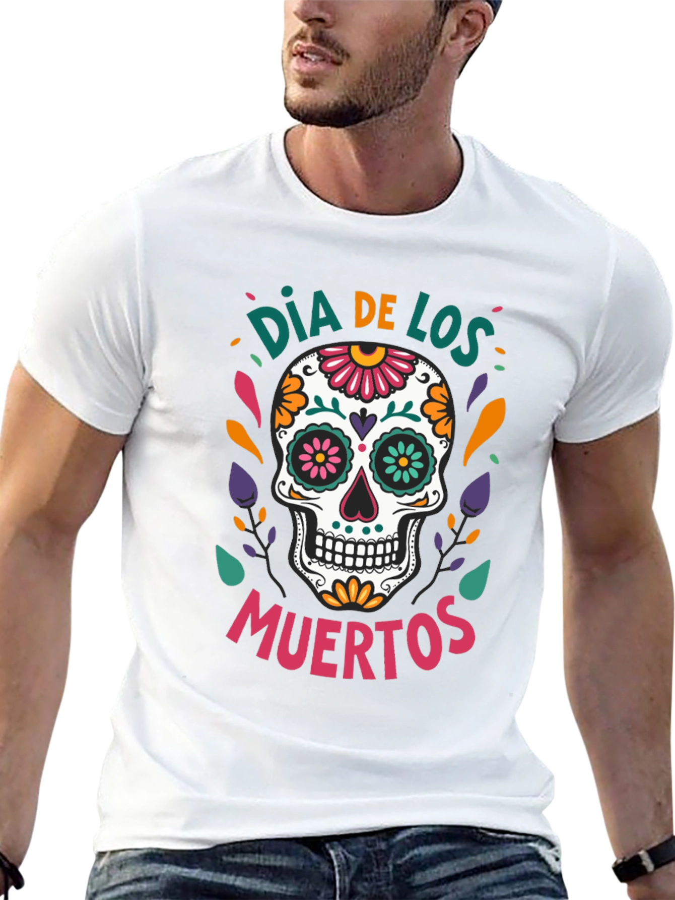 Dia De Los Muertos Sugar Skull T-Shirt