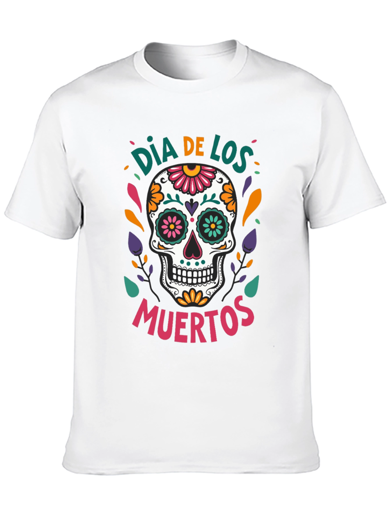 Dia De Los Muertos Sugar Skull T-Shirt