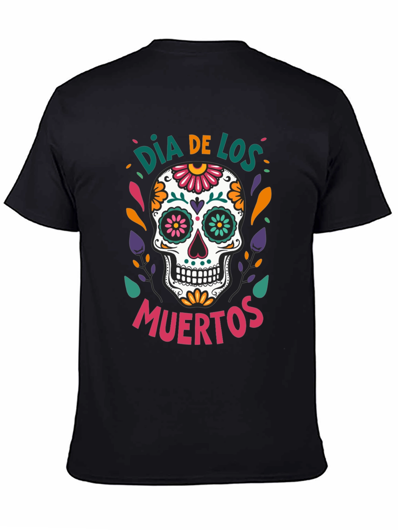 Dia De Los Muertos Sugar Skull T-Shirt