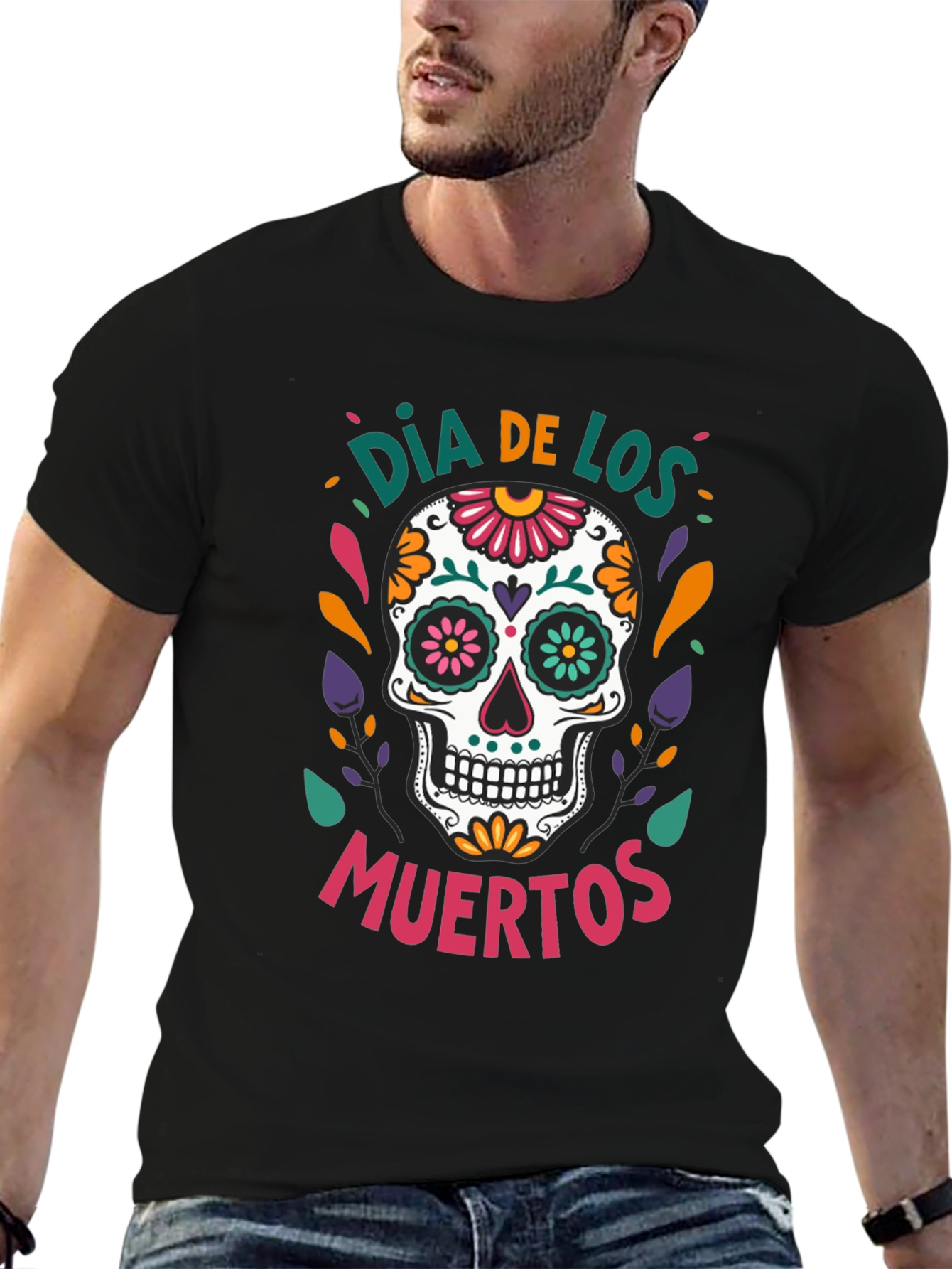 Dia De Los Muertos Sugar Skull T-Shirt