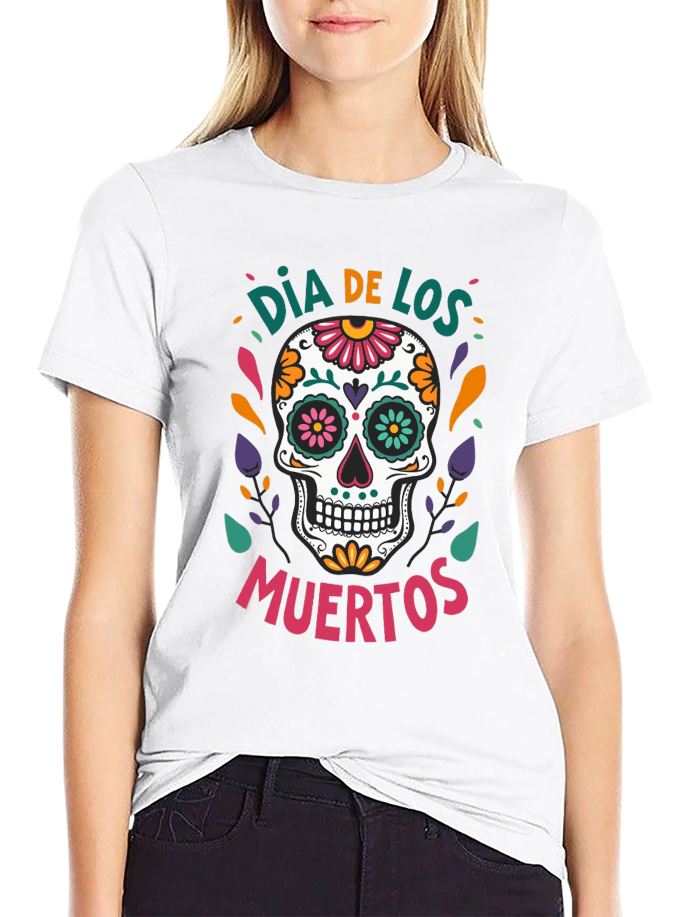 Dia De Los Muertos Sugar Skull T-Shirt