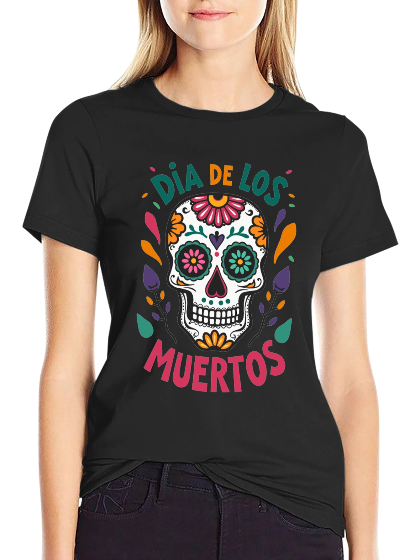 Dia De Los Muertos Sugar Skull T-Shirt