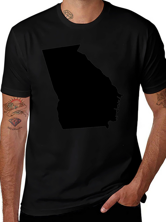 Georgia State Outline Graphic T-Shirt - Unisex