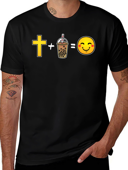 Faith and Boba Happiness Graphic Tee