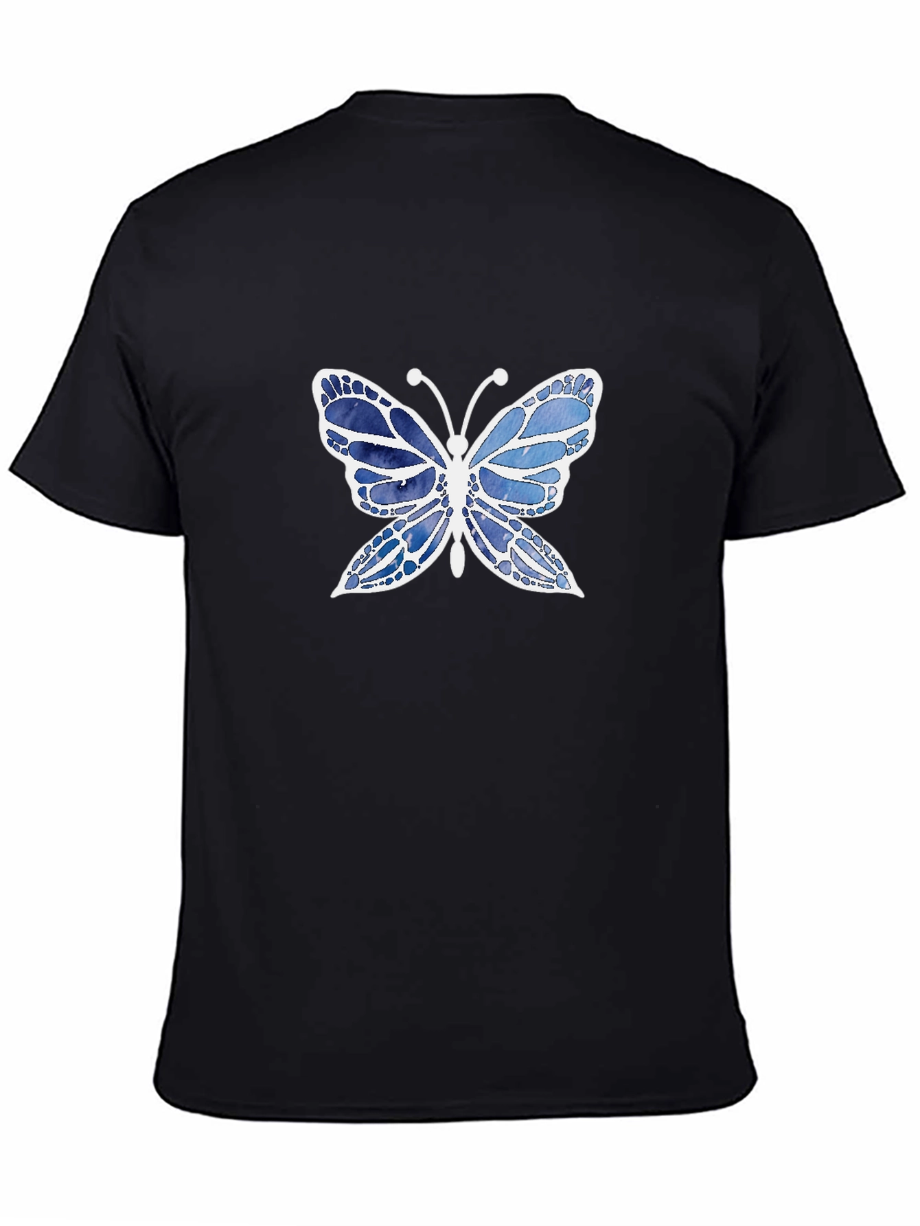 Butterfly Graphic Black T-Shirt