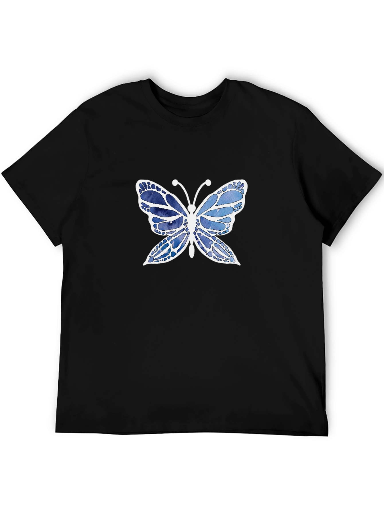 Butterfly Graphic Black T-Shirt