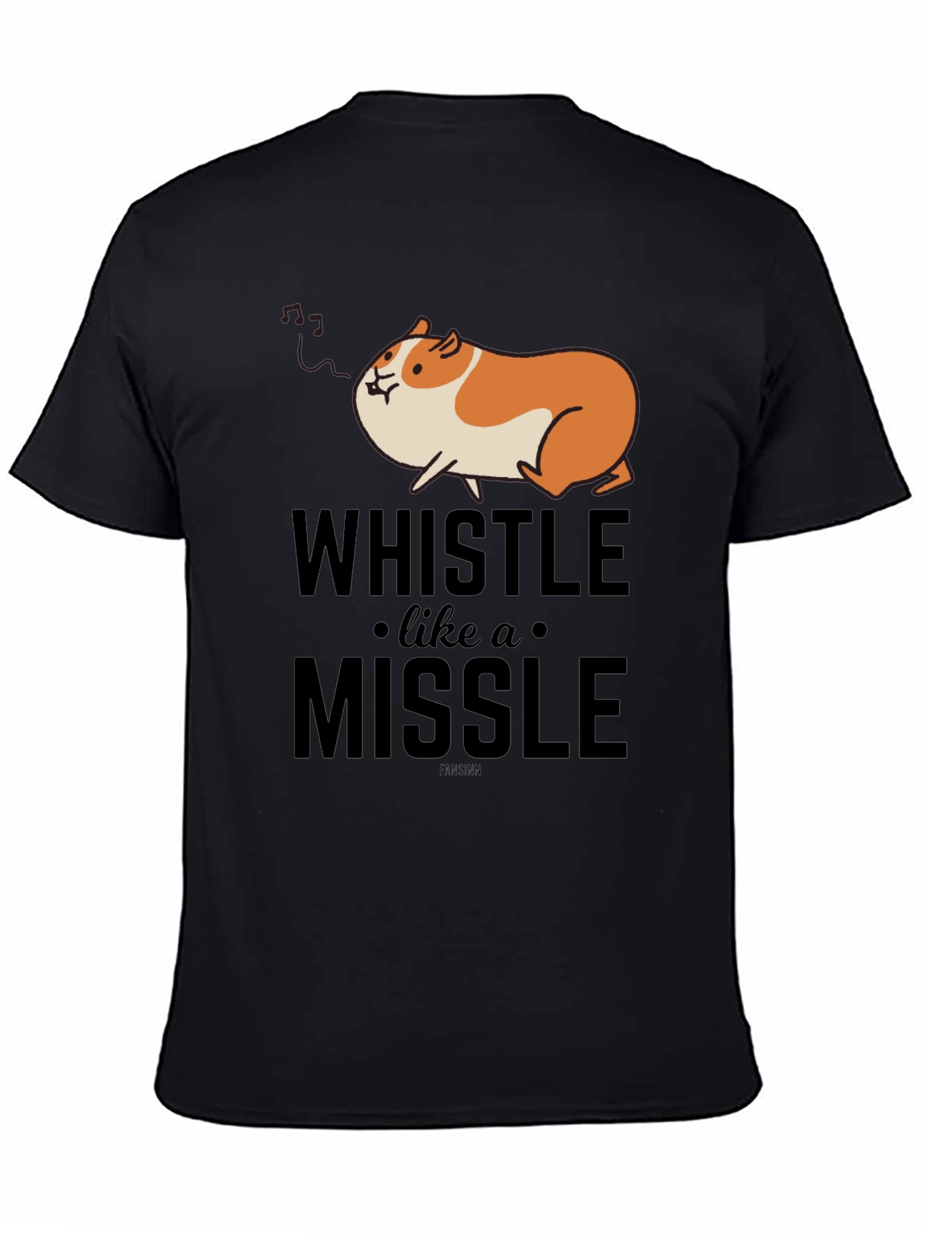 Whistle Like a Missile Funny Guinea Pig T-Shirt