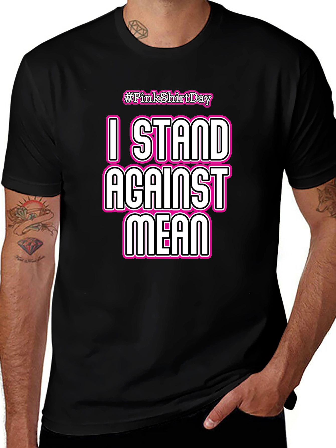 I STAND AGAINST MEAN T-Shirt