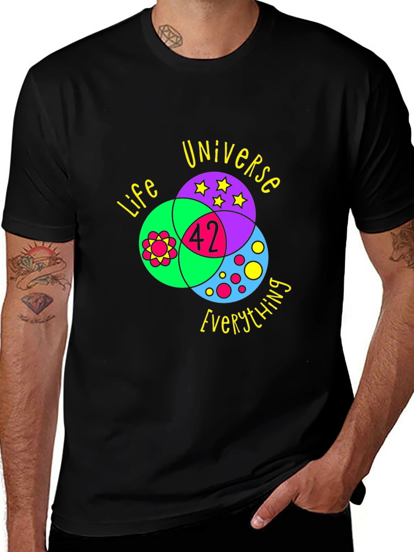 Life Universe Everything T-Shirt - 42 Answer Tee