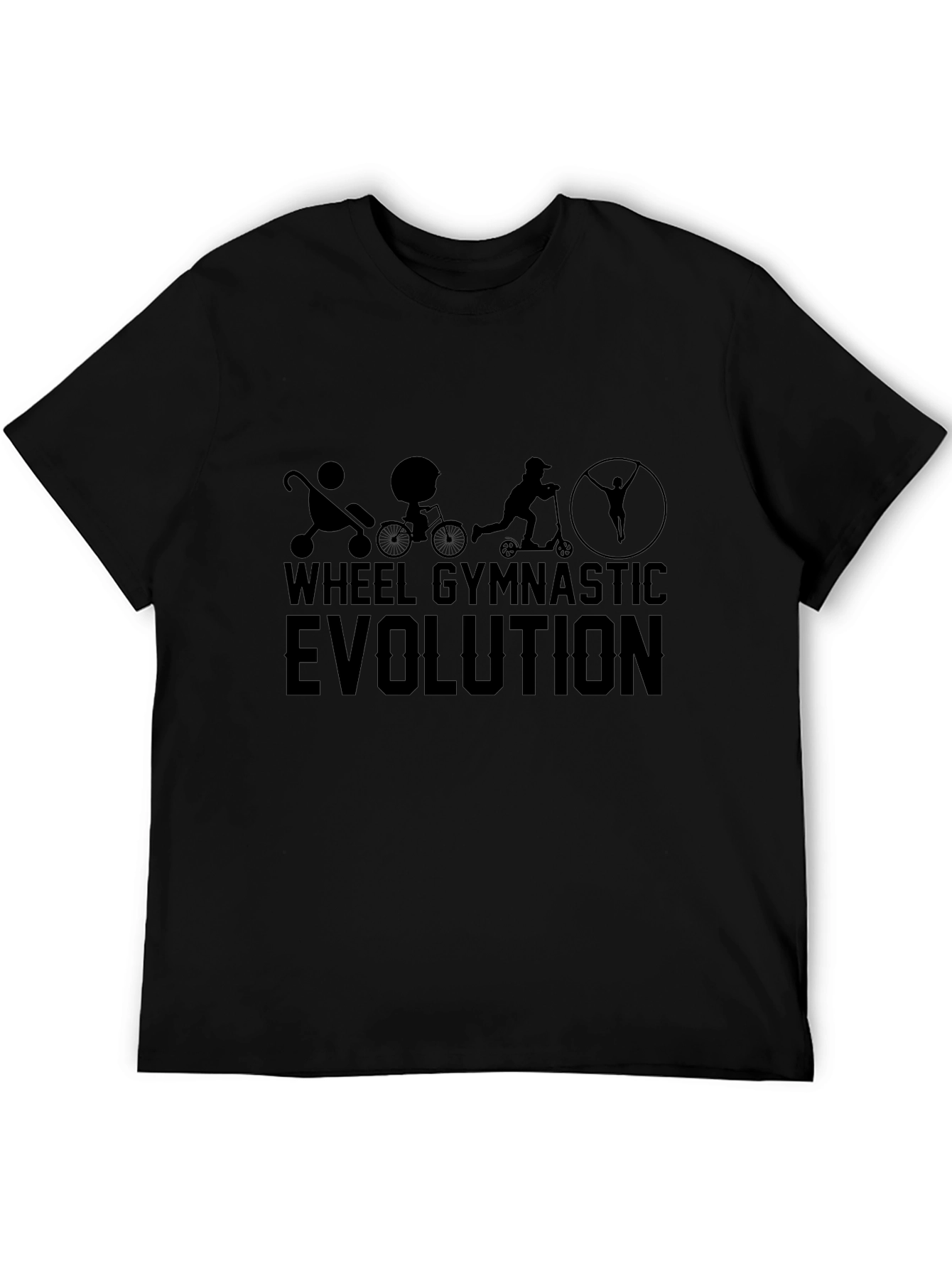 Wheel Gymnastic Evolution Black T-Shirt