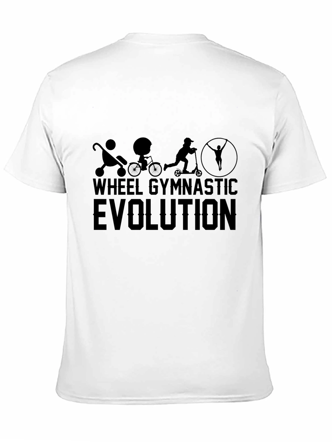 Wheel Gymnastic Evolution Black T-Shirt