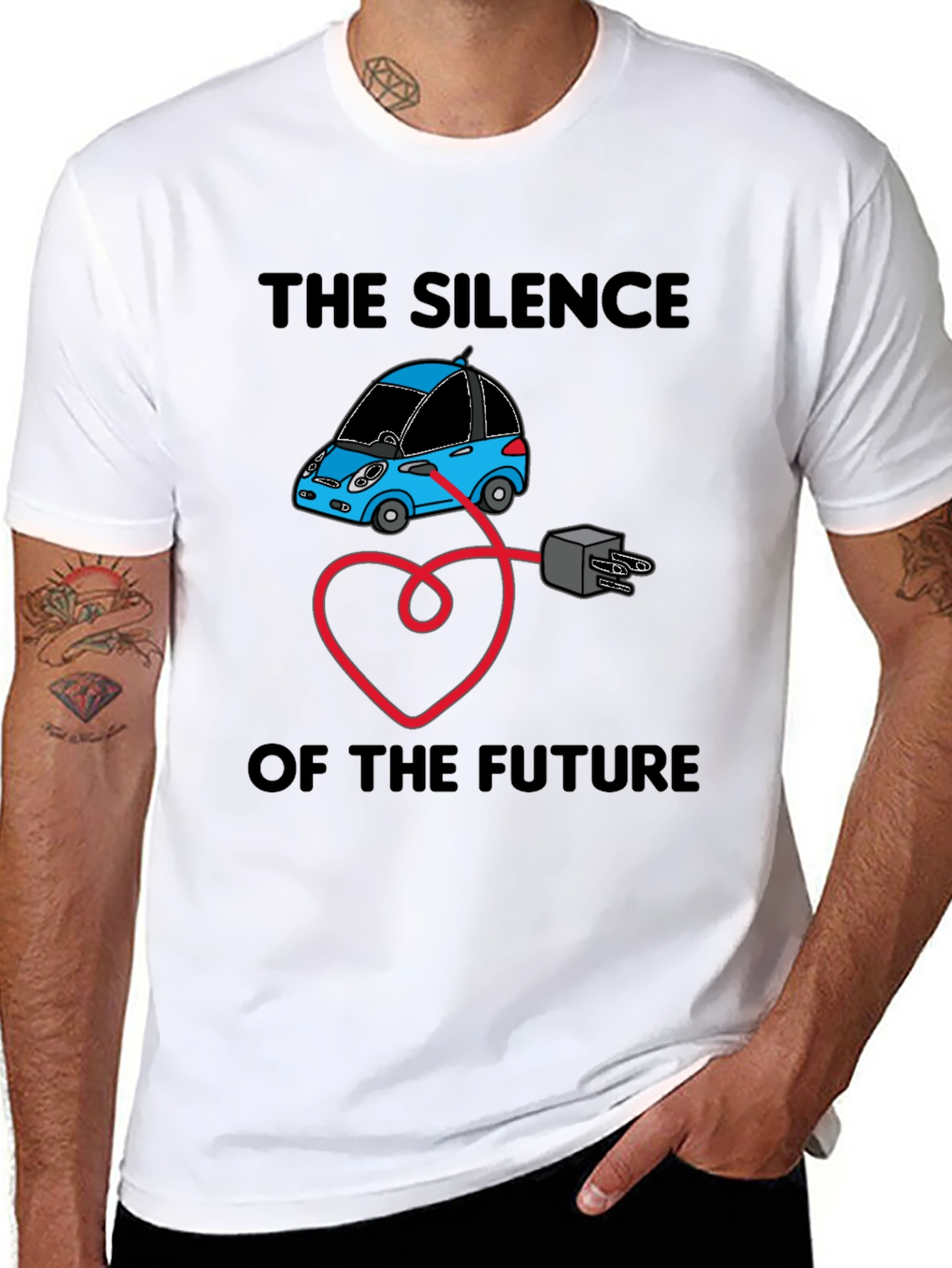 Electric Car T-Shirt - Silence of the Future