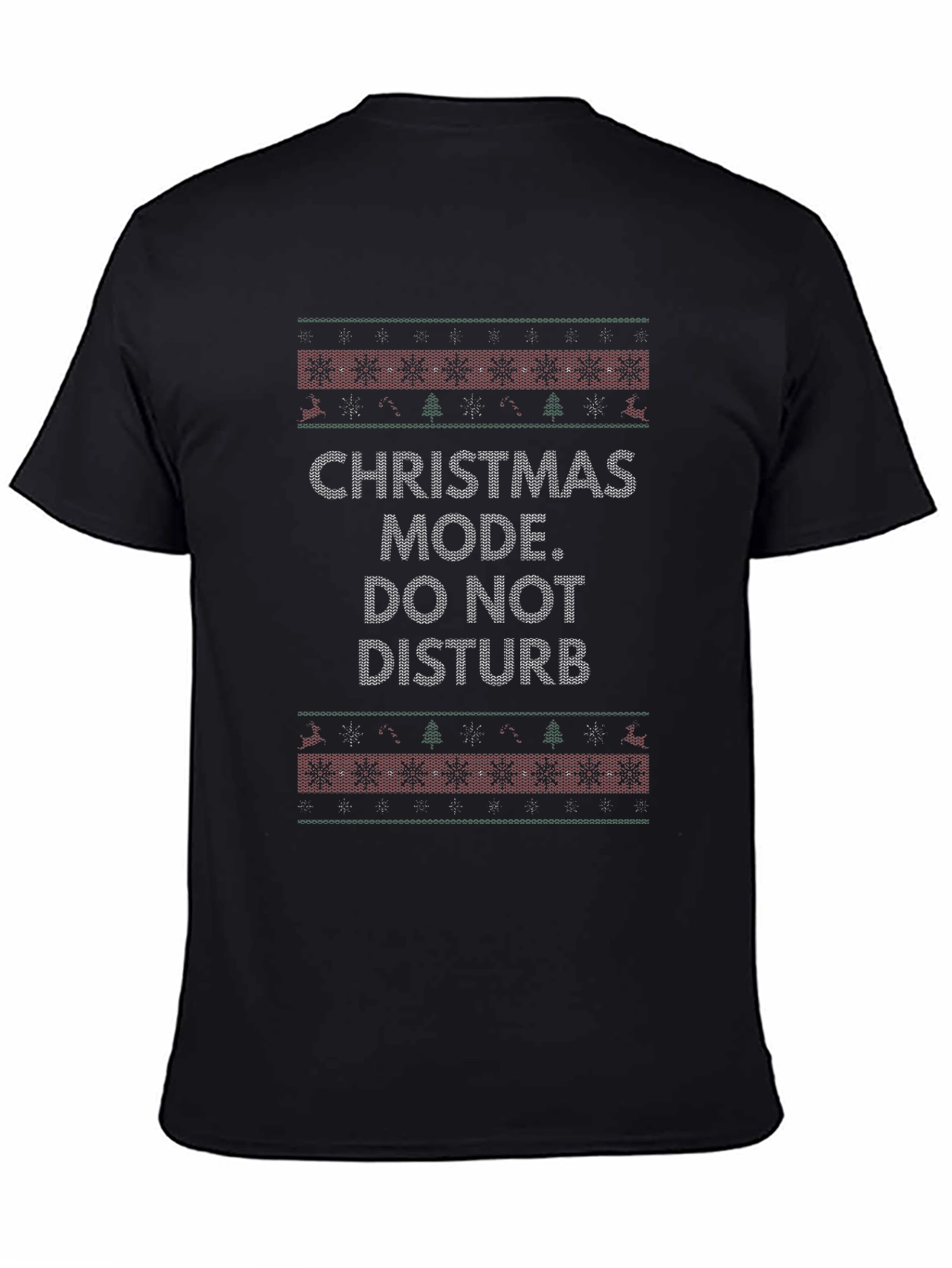 Christmas Mode Do Not Disturb Graphic Tee Shirt