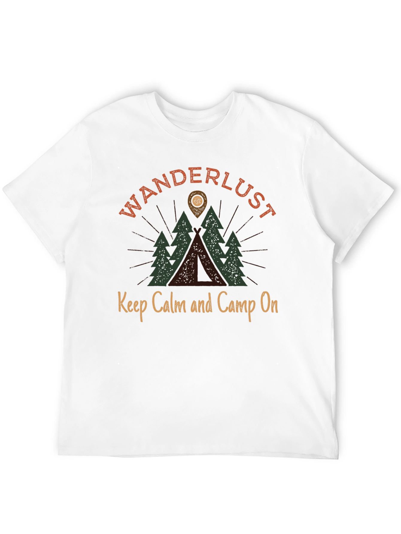 Wanderlust Camping Graphic Tee