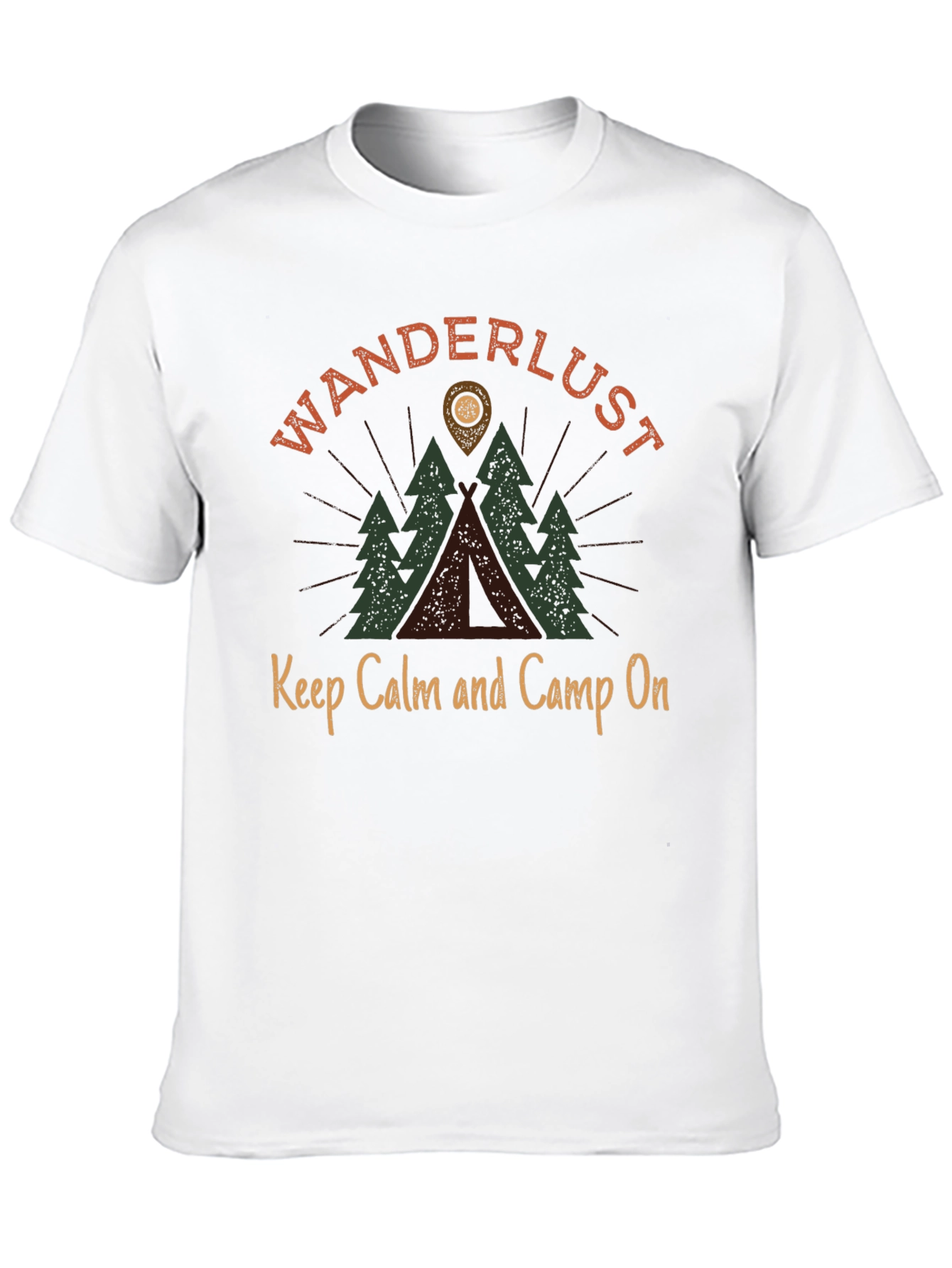 Wanderlust Camping Graphic Tee