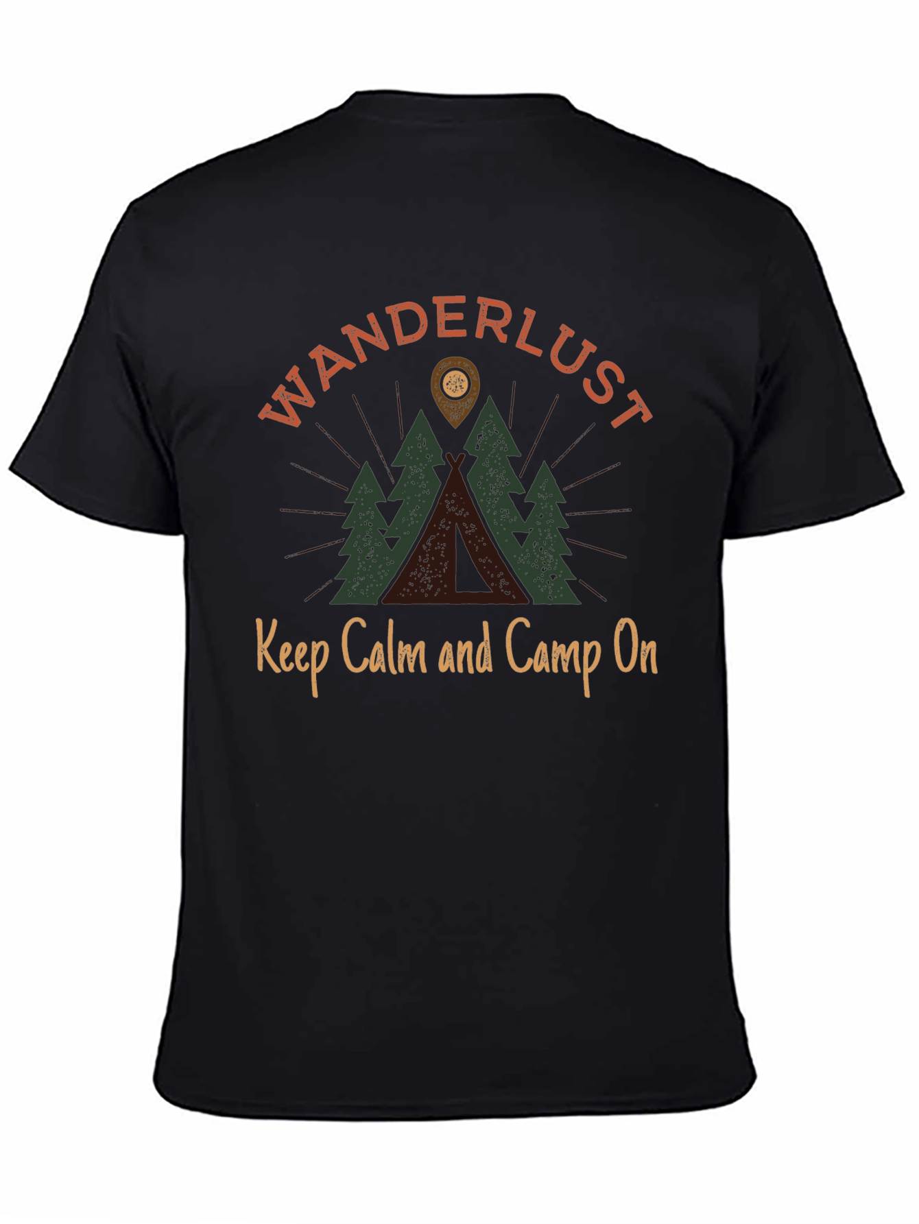 Wanderlust Camping Graphic Tee