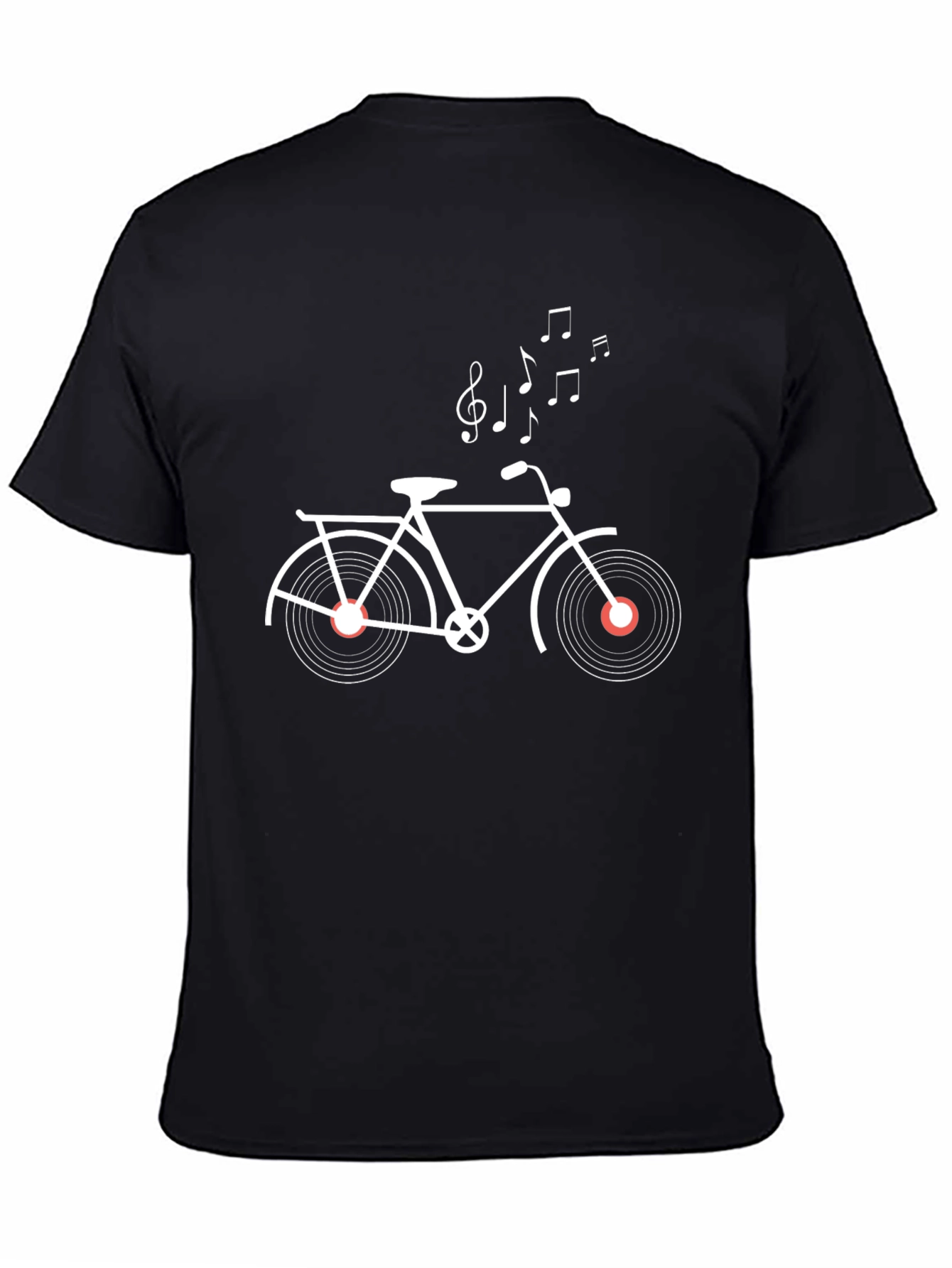 Musical Bicycle Graphic Tee - Stylish & Unique