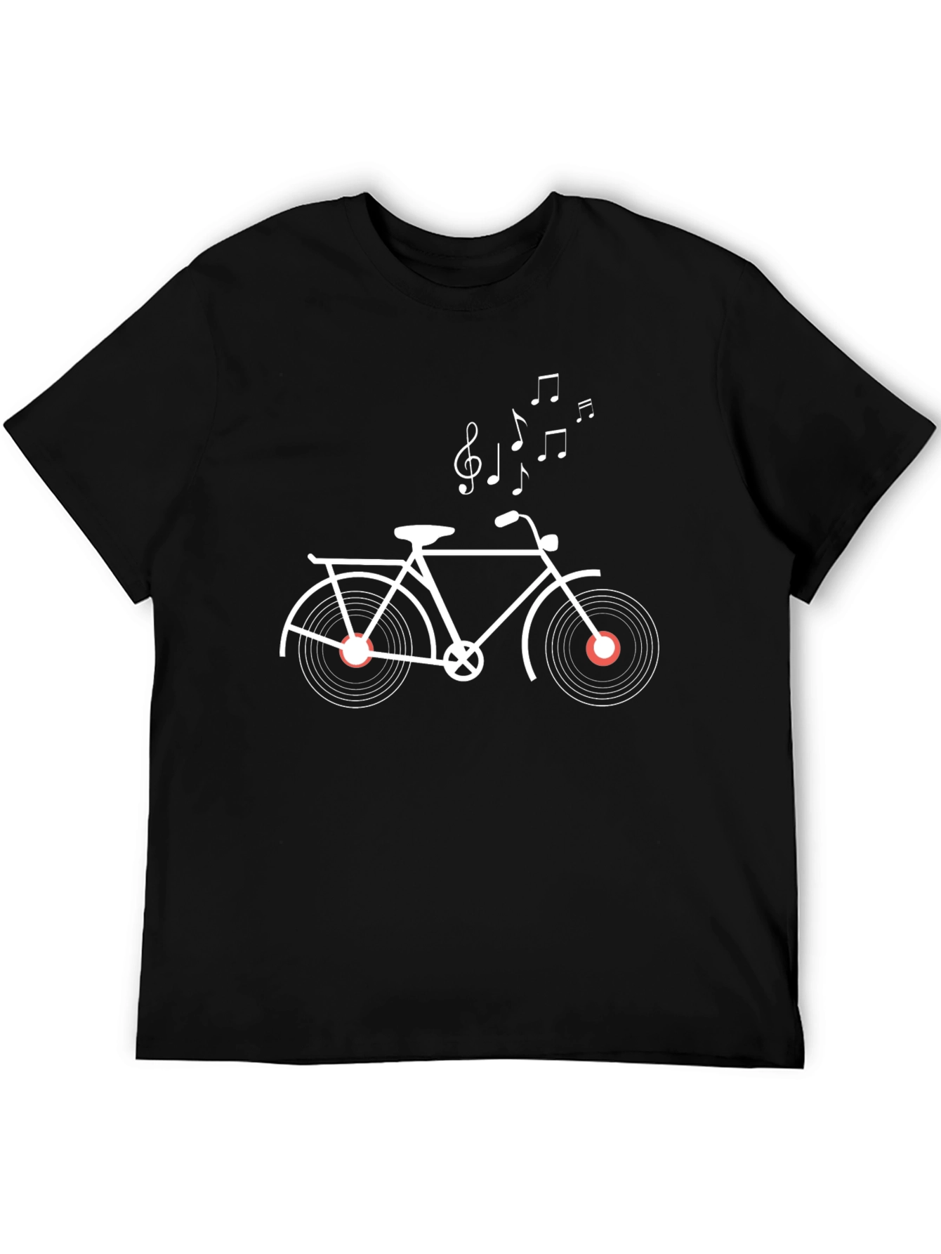 Musical Bicycle Graphic Tee - Stylish & Unique