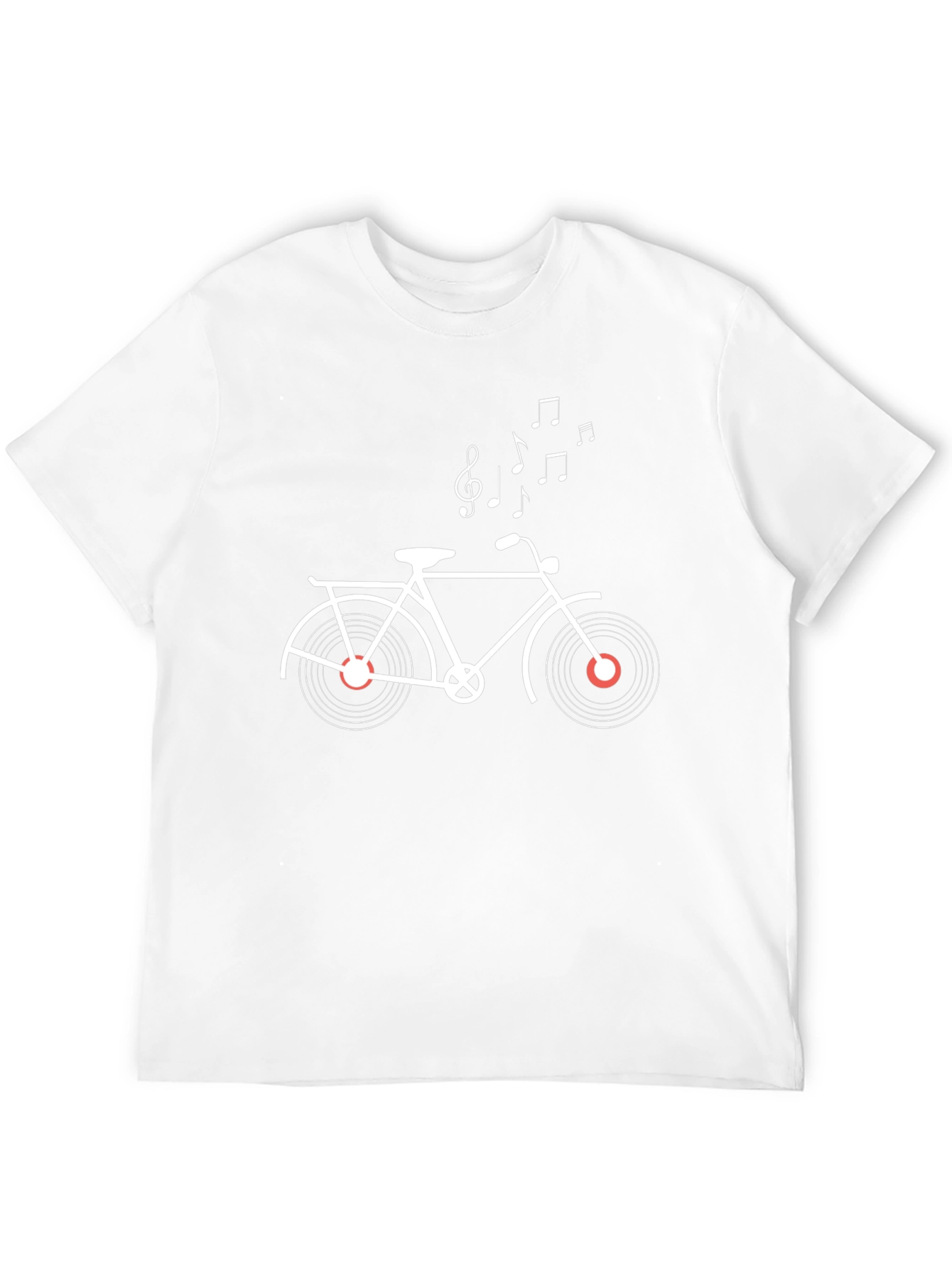 Musical Bicycle Graphic Tee - Stylish & Unique