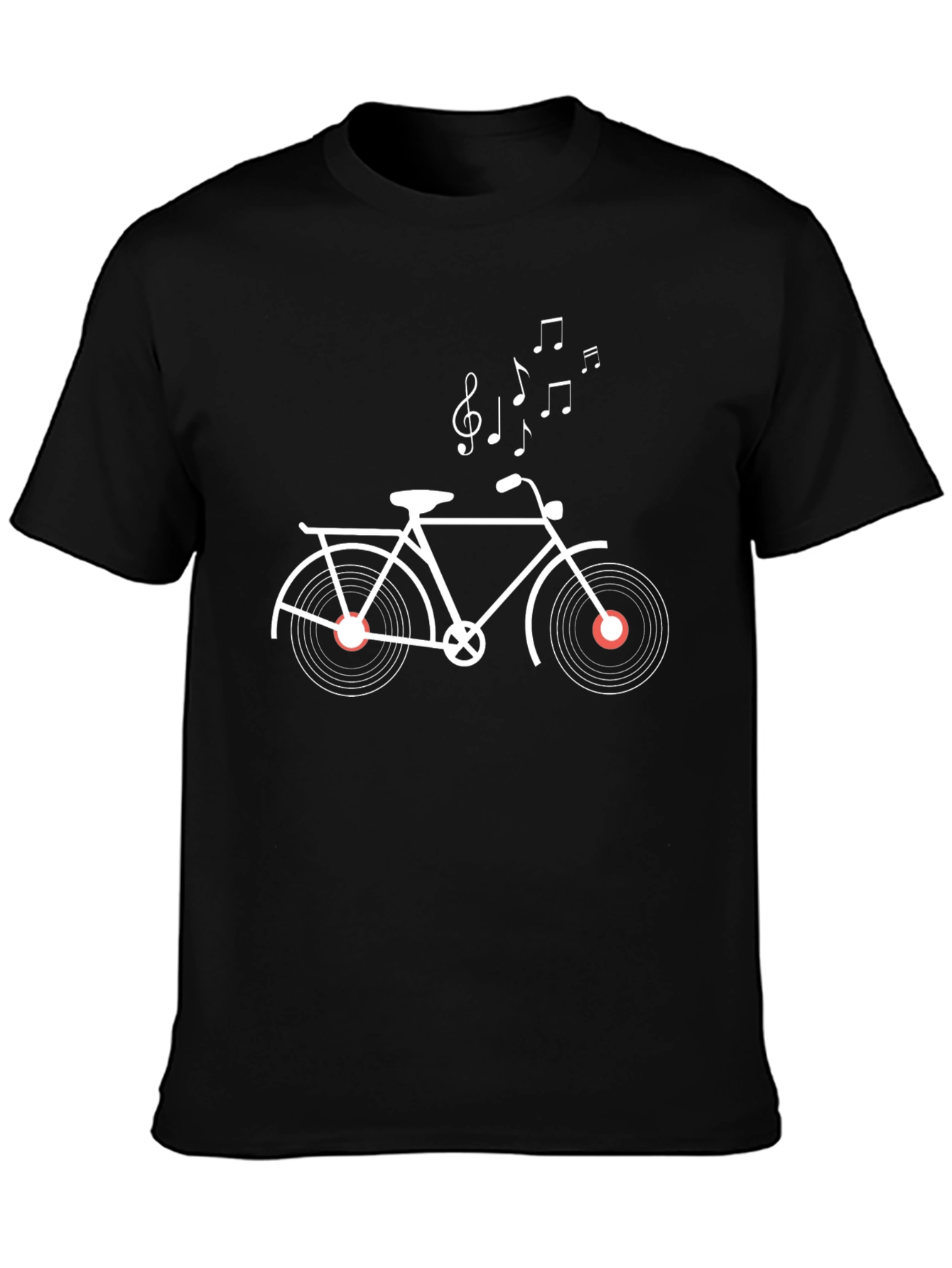 Musical Bicycle Graphic Tee - Stylish & Unique