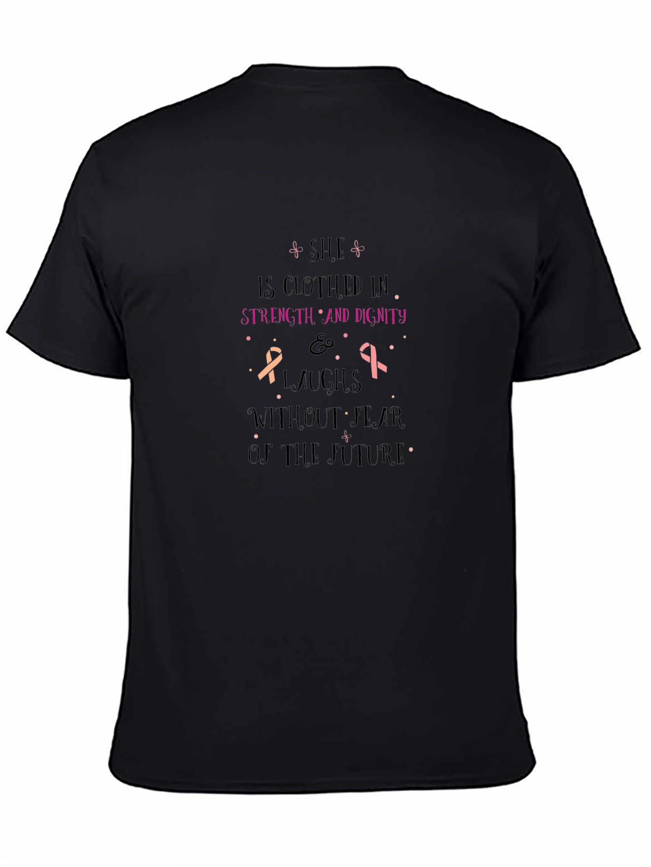 Strength & Dignity Breast Cancer Awareness T-Shirt