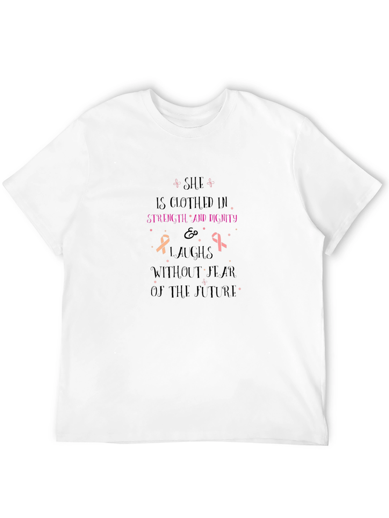 Strength & Dignity Breast Cancer Awareness T-Shirt