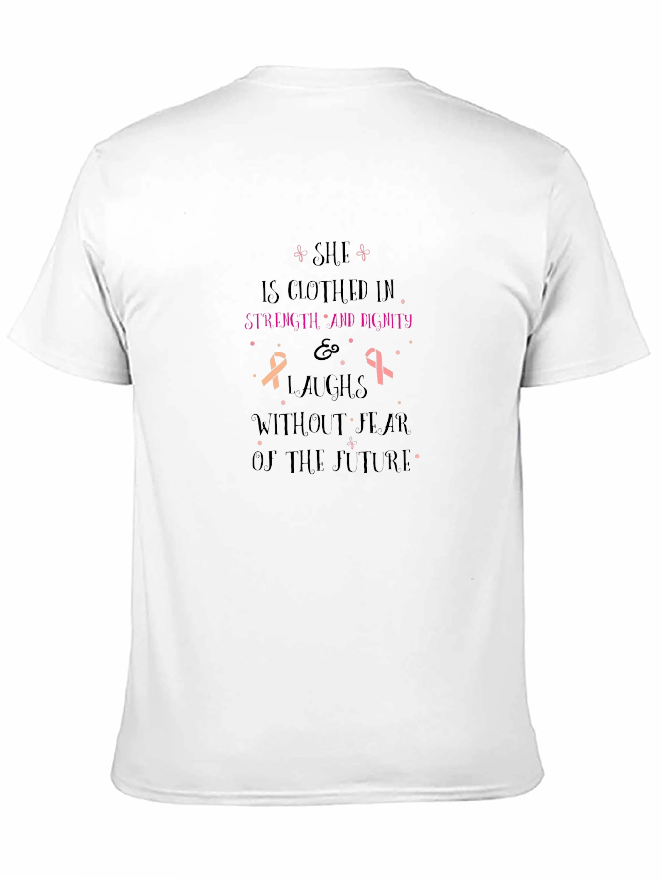 Strength & Dignity Breast Cancer Awareness T-Shirt