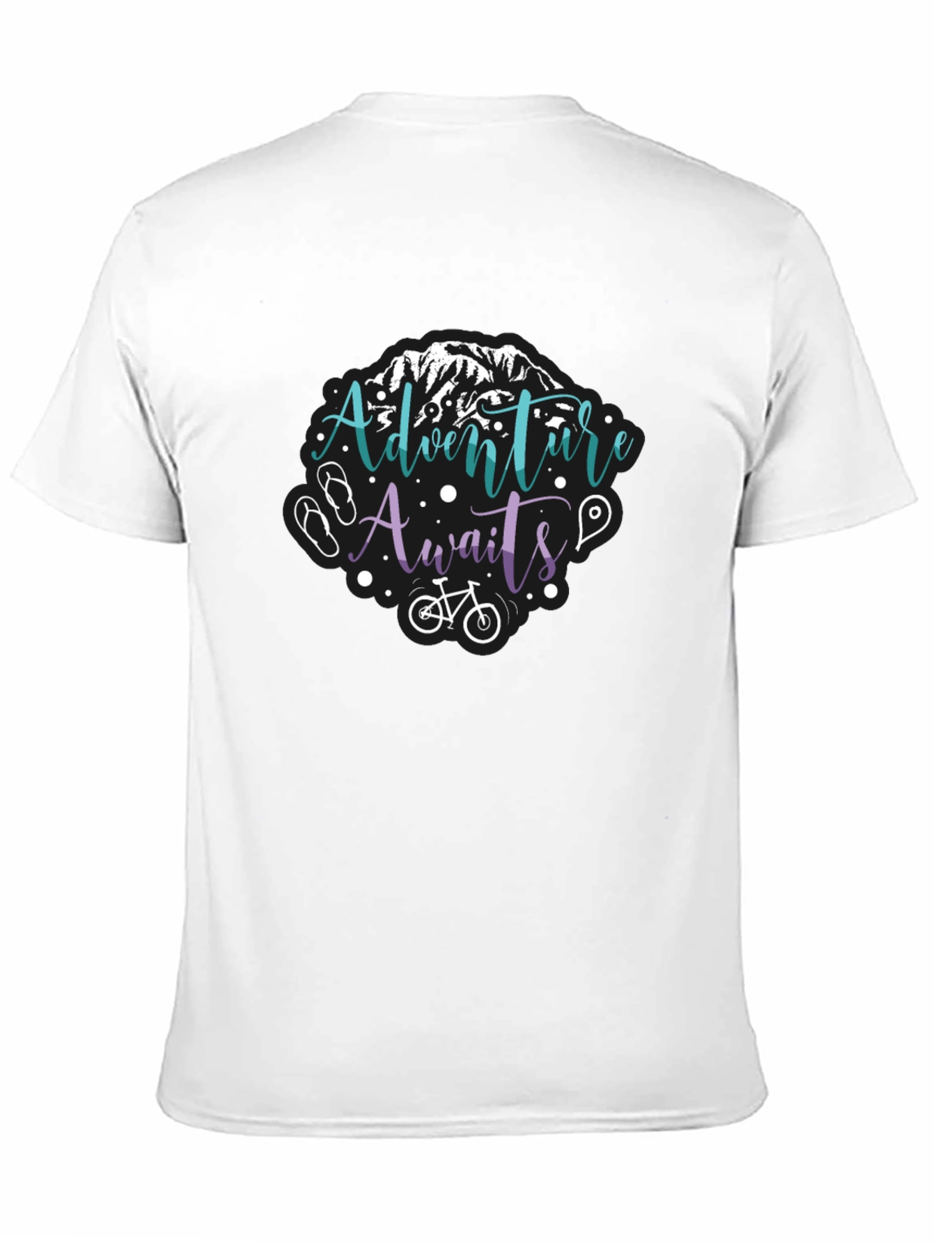 Adventure Awaits T-Shirt - Mountain Bike Graphic Tee