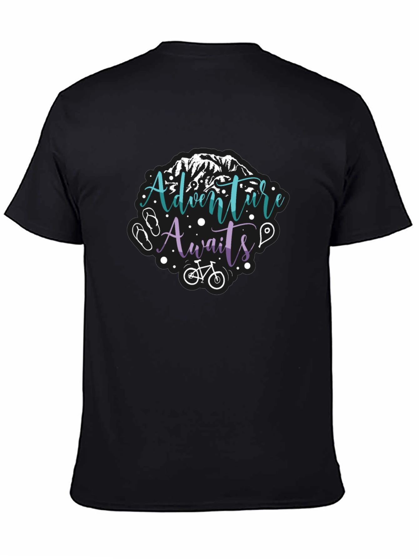 Adventure Awaits T-Shirt - Mountain Bike Graphic Tee