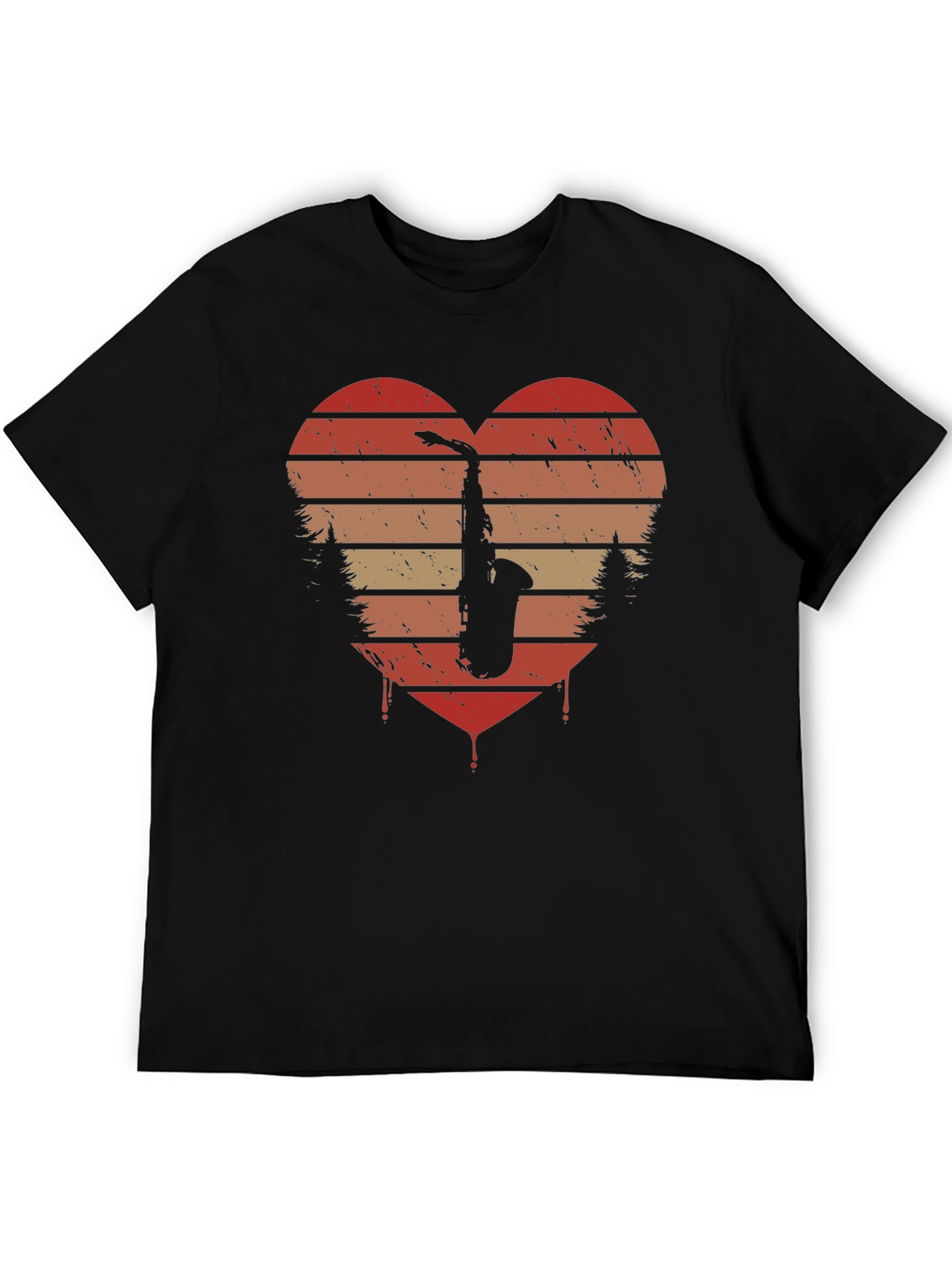 Saxophone Heartbeat T-Shirt
