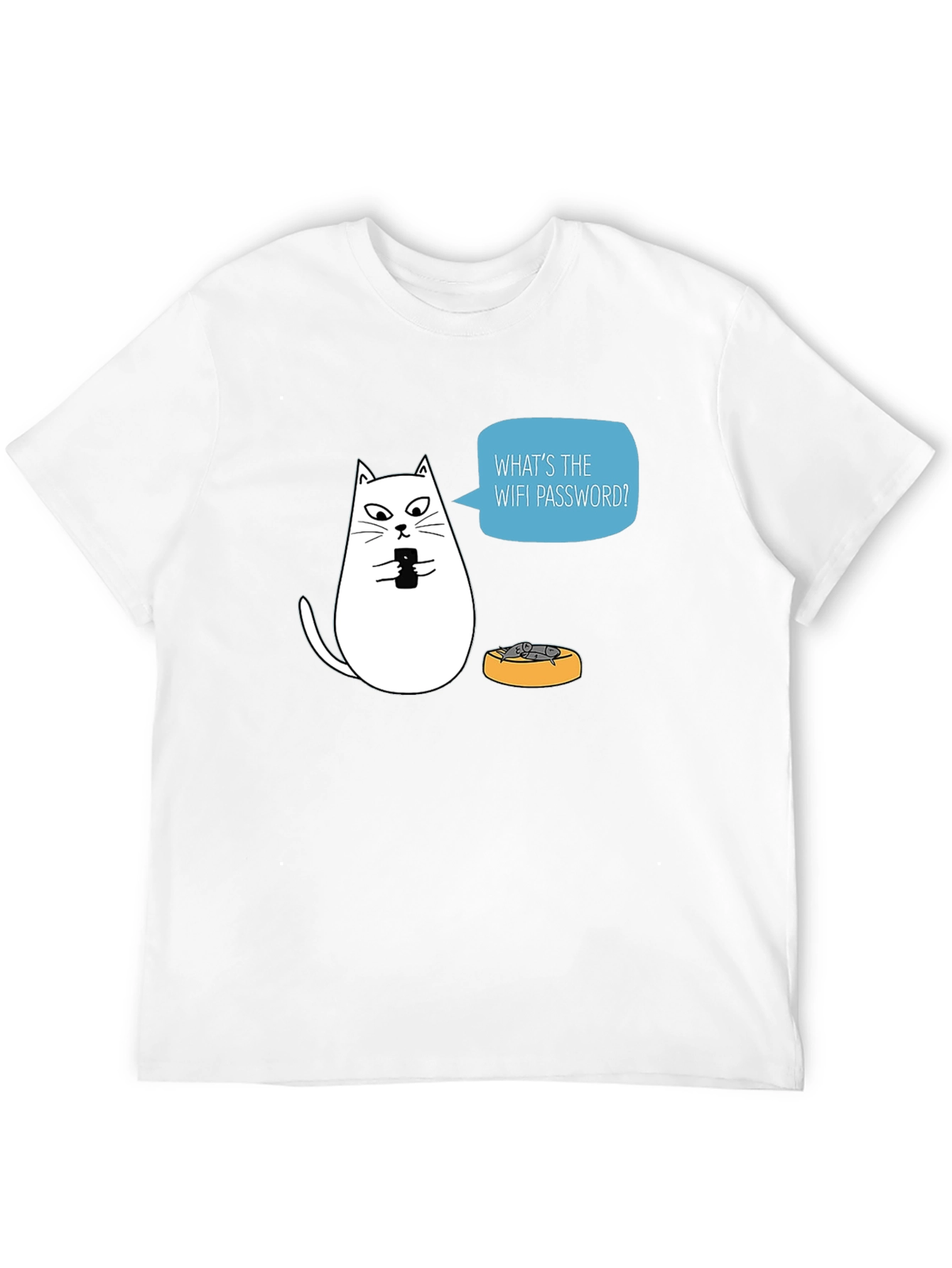 Funny Cat WiFi Password T-Shirt