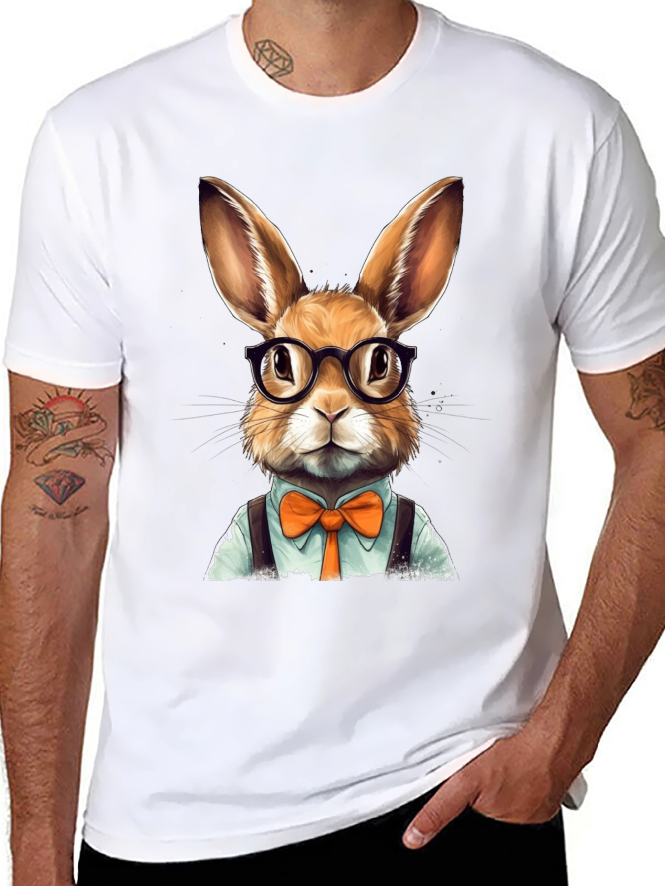 Dapper Rabbit Graphic Tee