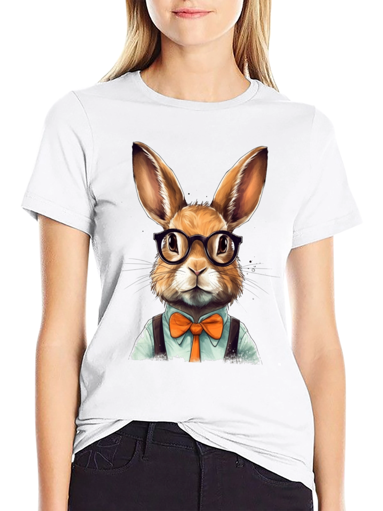 Dapper Rabbit Graphic Tee