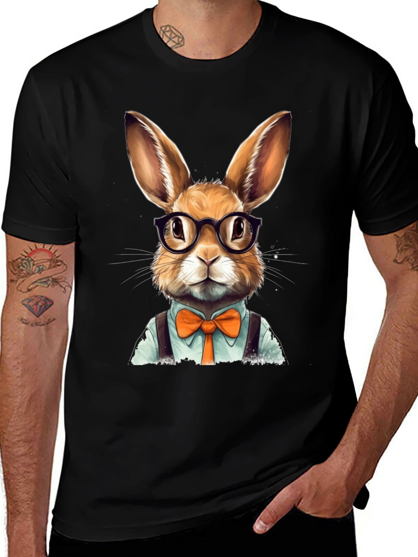 Dapper Rabbit Graphic Tee