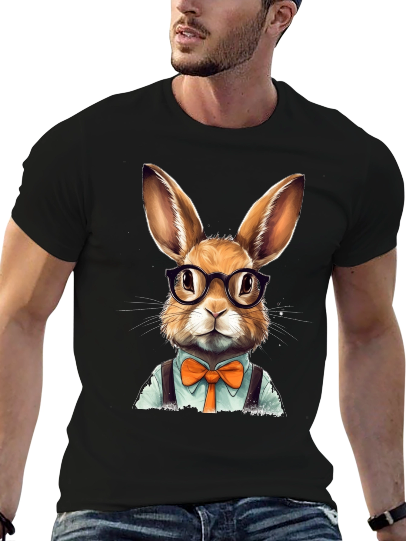Dapper Rabbit Graphic Tee