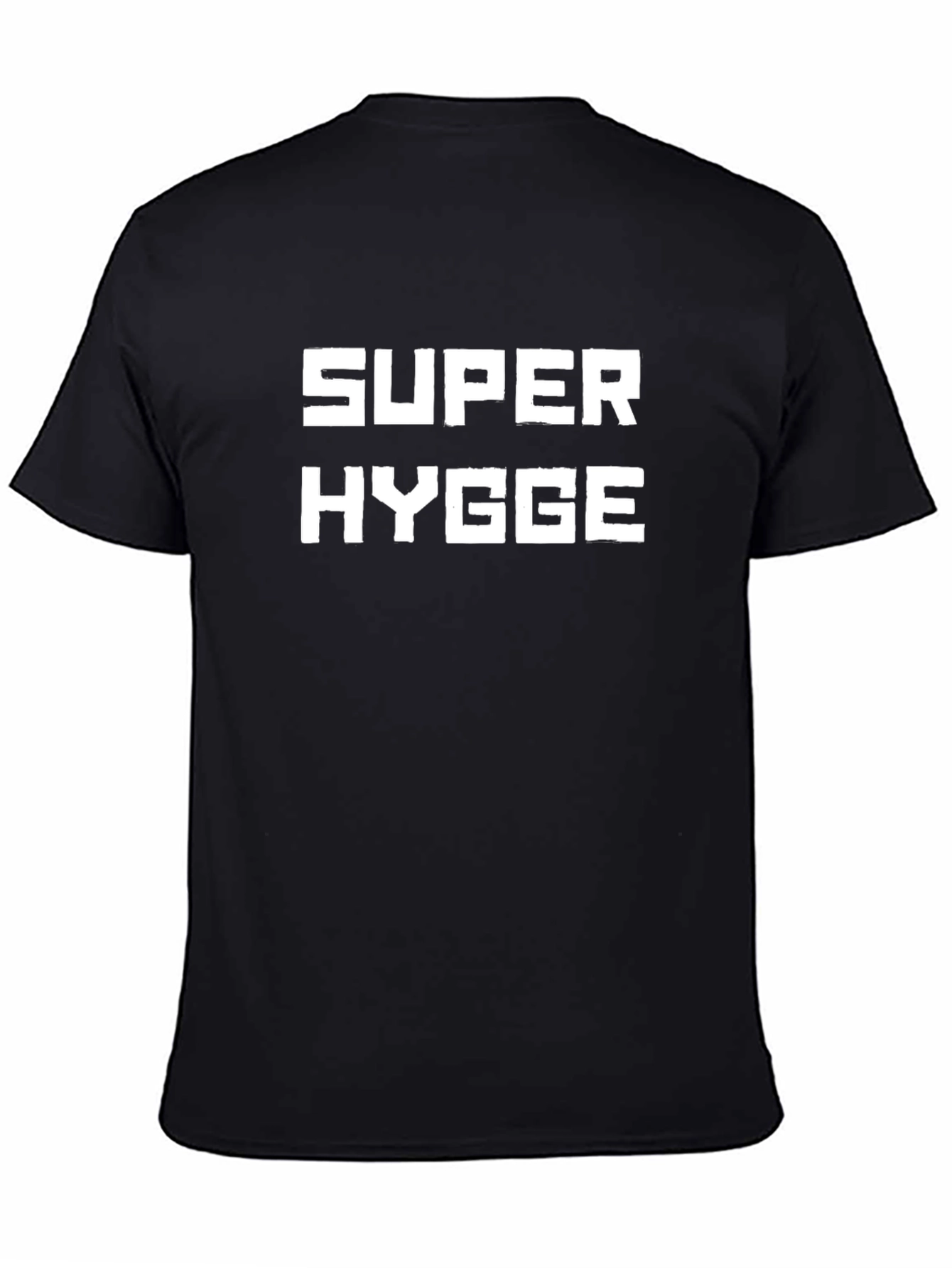 Super Hygge Graphic Tee - Black Casual T-Shirt