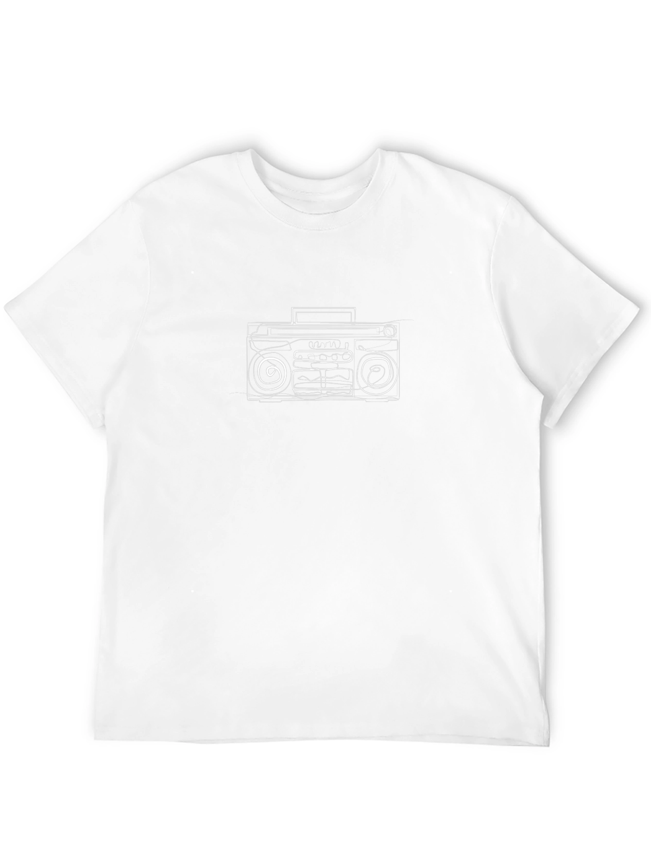 Cool Retro Boombox T-Shirt - Black
