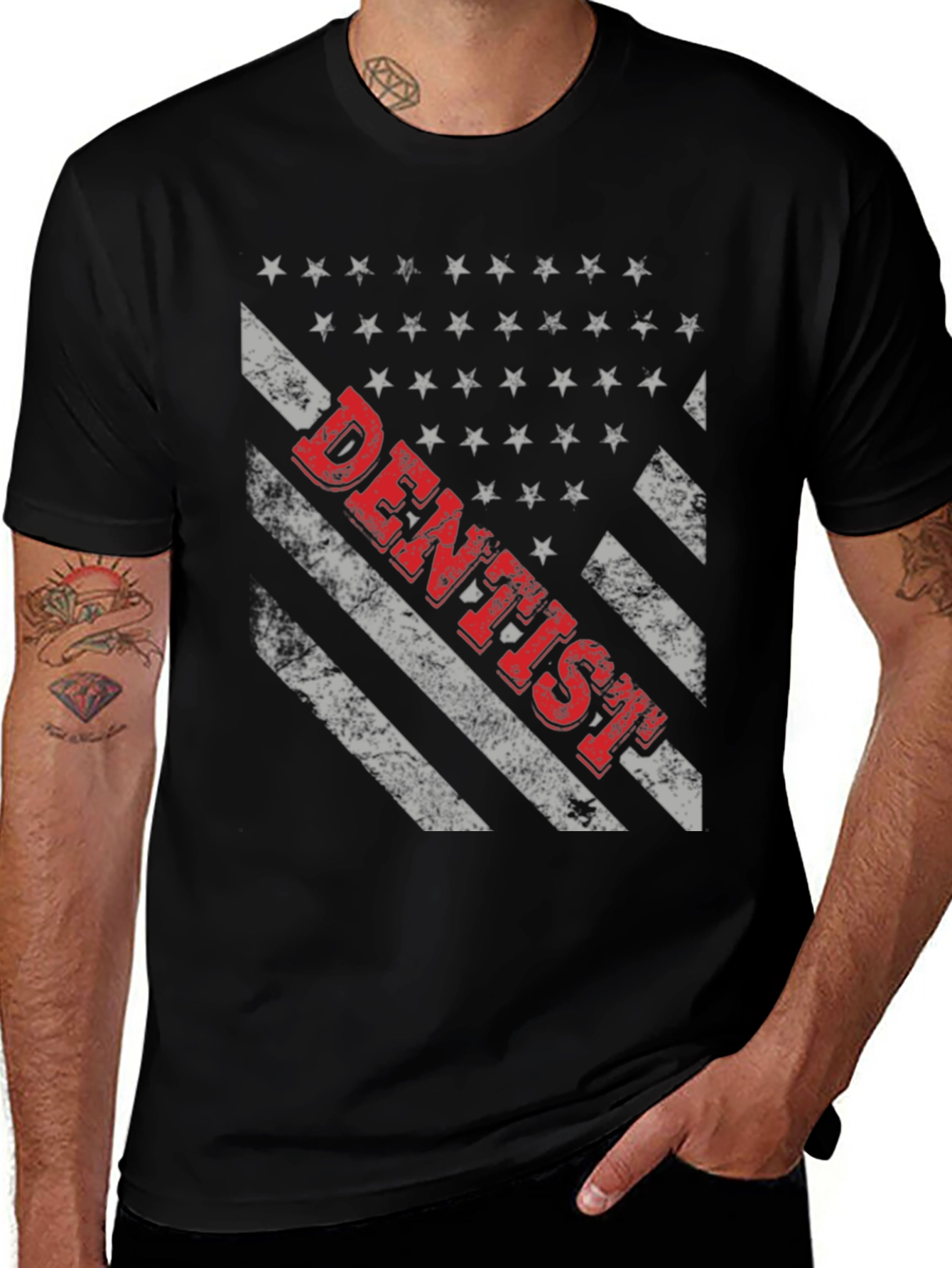 Dentist American Flag T-Shirt