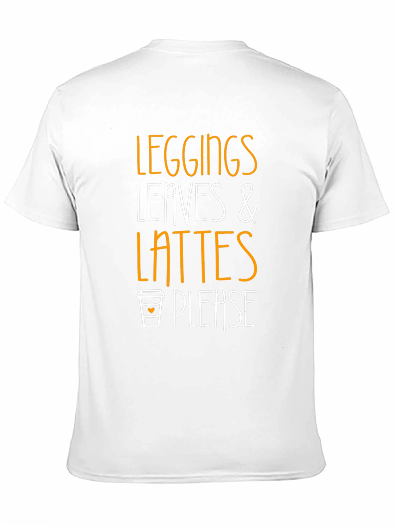 Leggings Leaves & Lattes T-Shirt - Fall Fashion