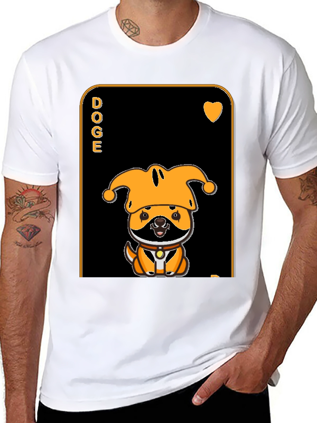 Doge Jester T-Shirt - Unique Crypto Meme Tee