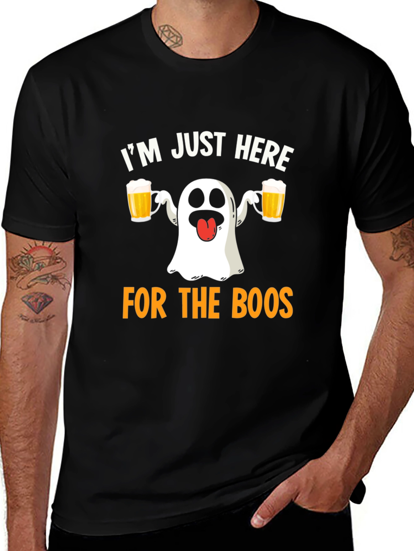 Im Just Here for the Boos Halloween T-Shirt