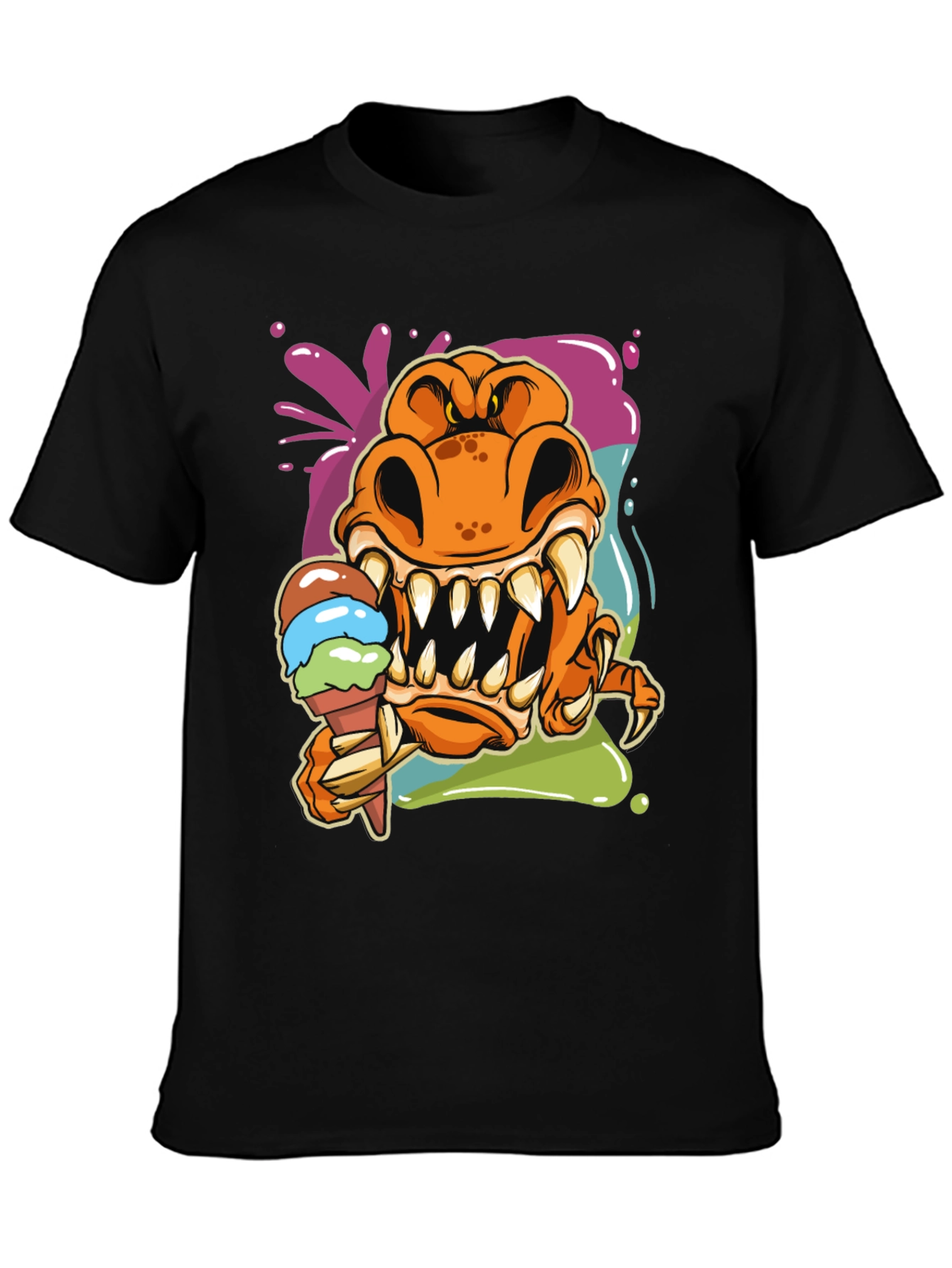 Monster Ice Cream Graphic Tee