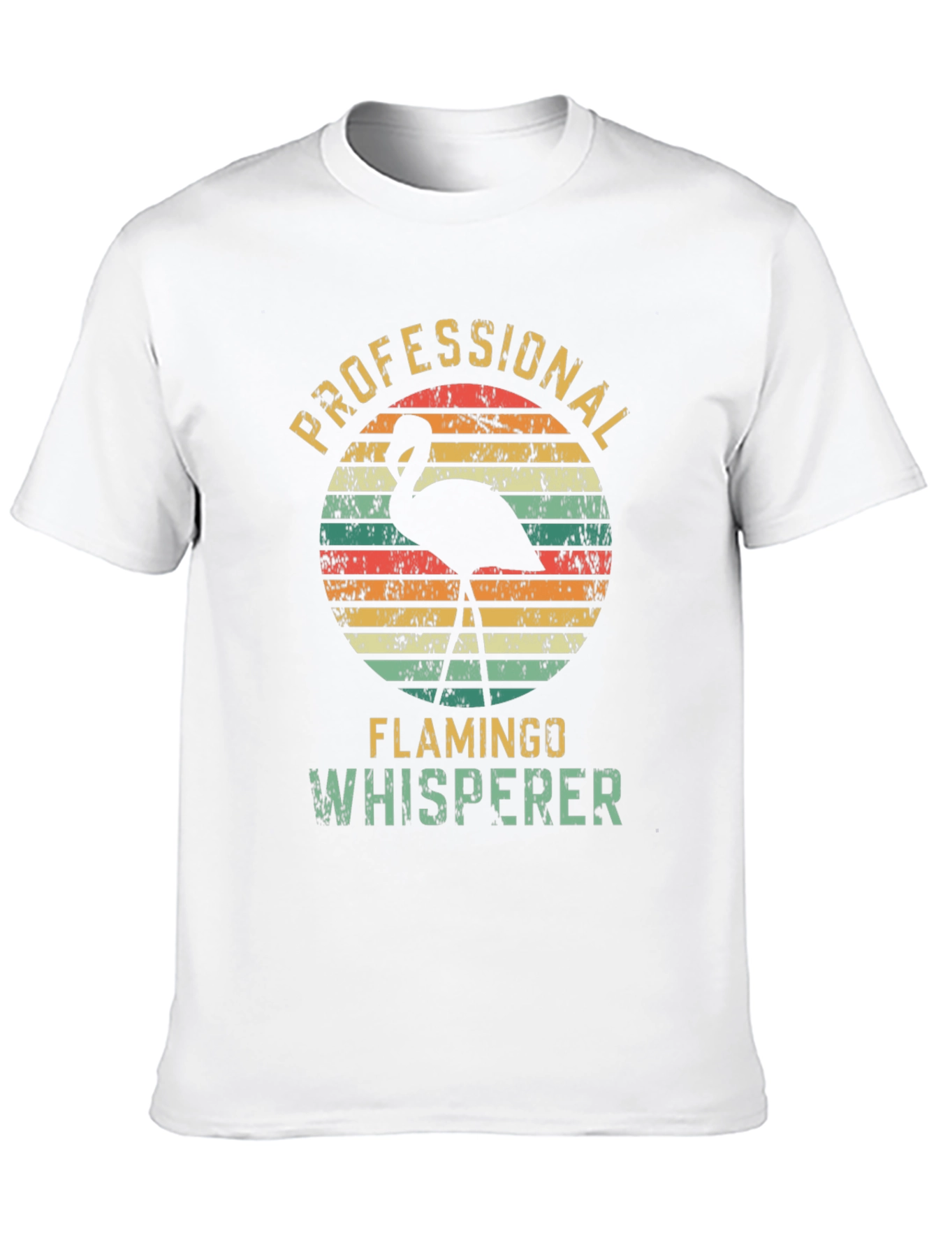 Professional Flamingo Whisperer Graphic T-Shirt
