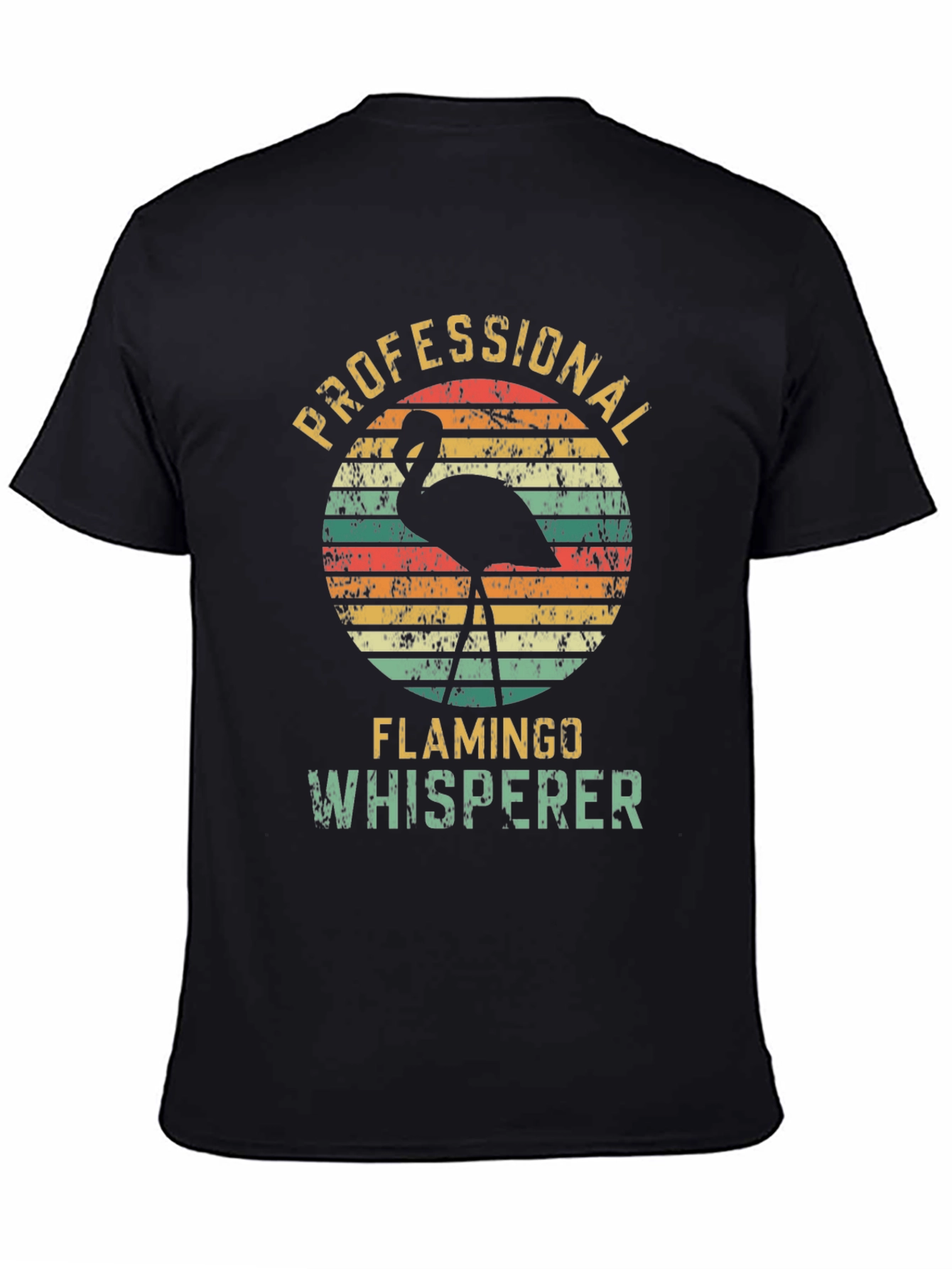 Professional Flamingo Whisperer Graphic T-Shirt