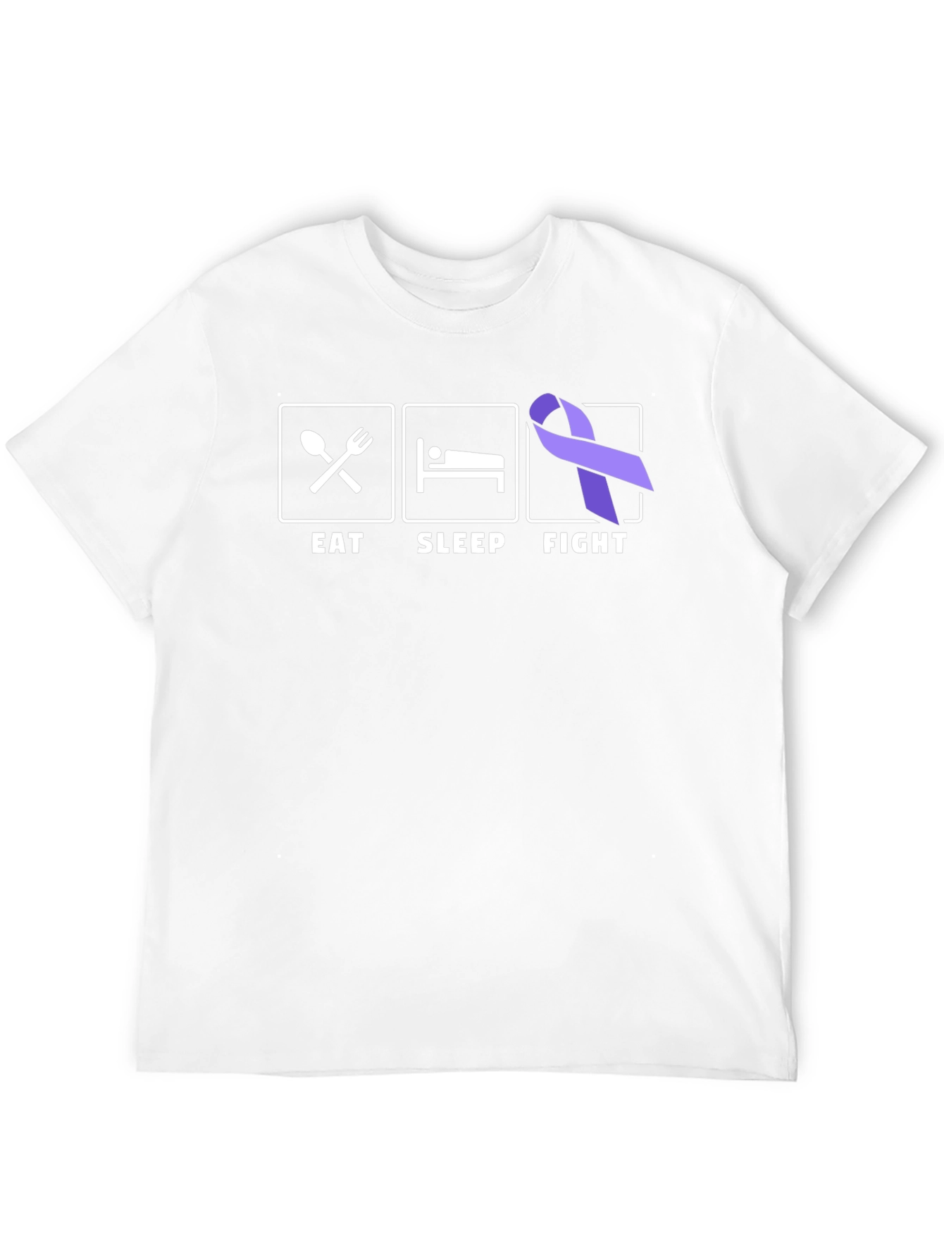 Eat Sleep Fight Awareness T-Shirt