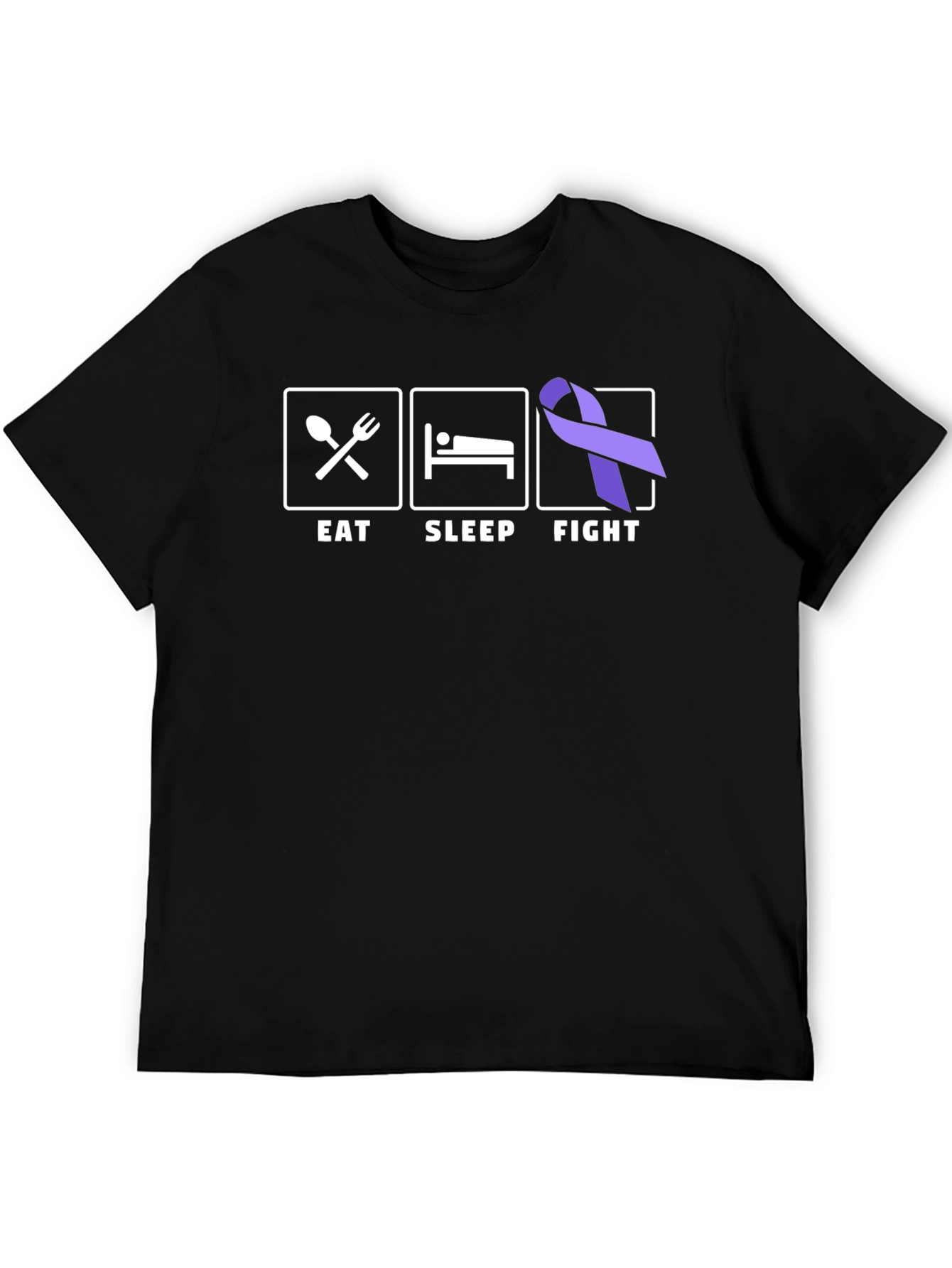 Eat Sleep Fight Awareness T-Shirt