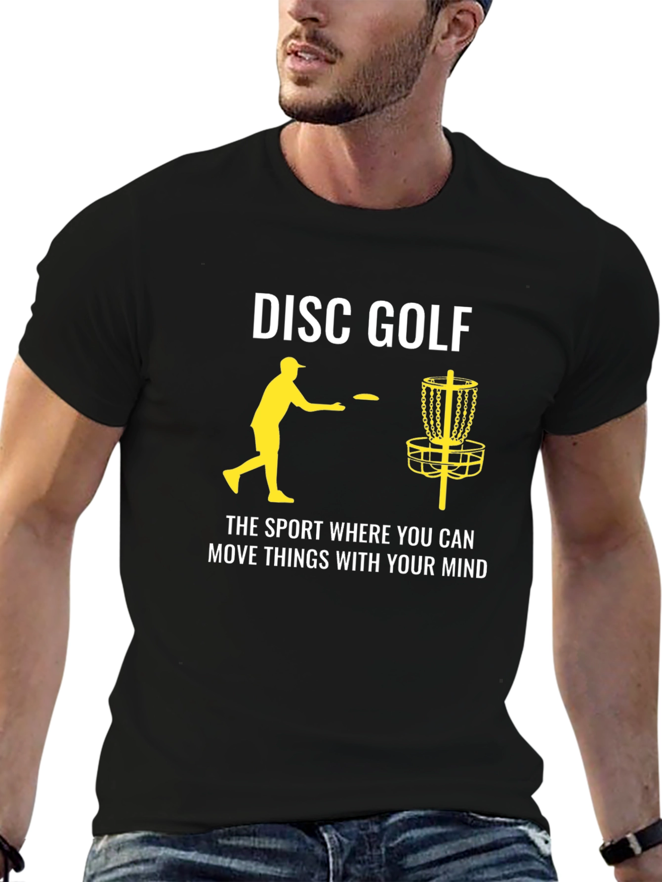 Disc Golf T-Shirt: Move Things With Your Mind