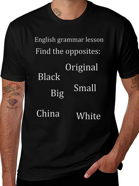 English Grammar Opposites T-Shirt