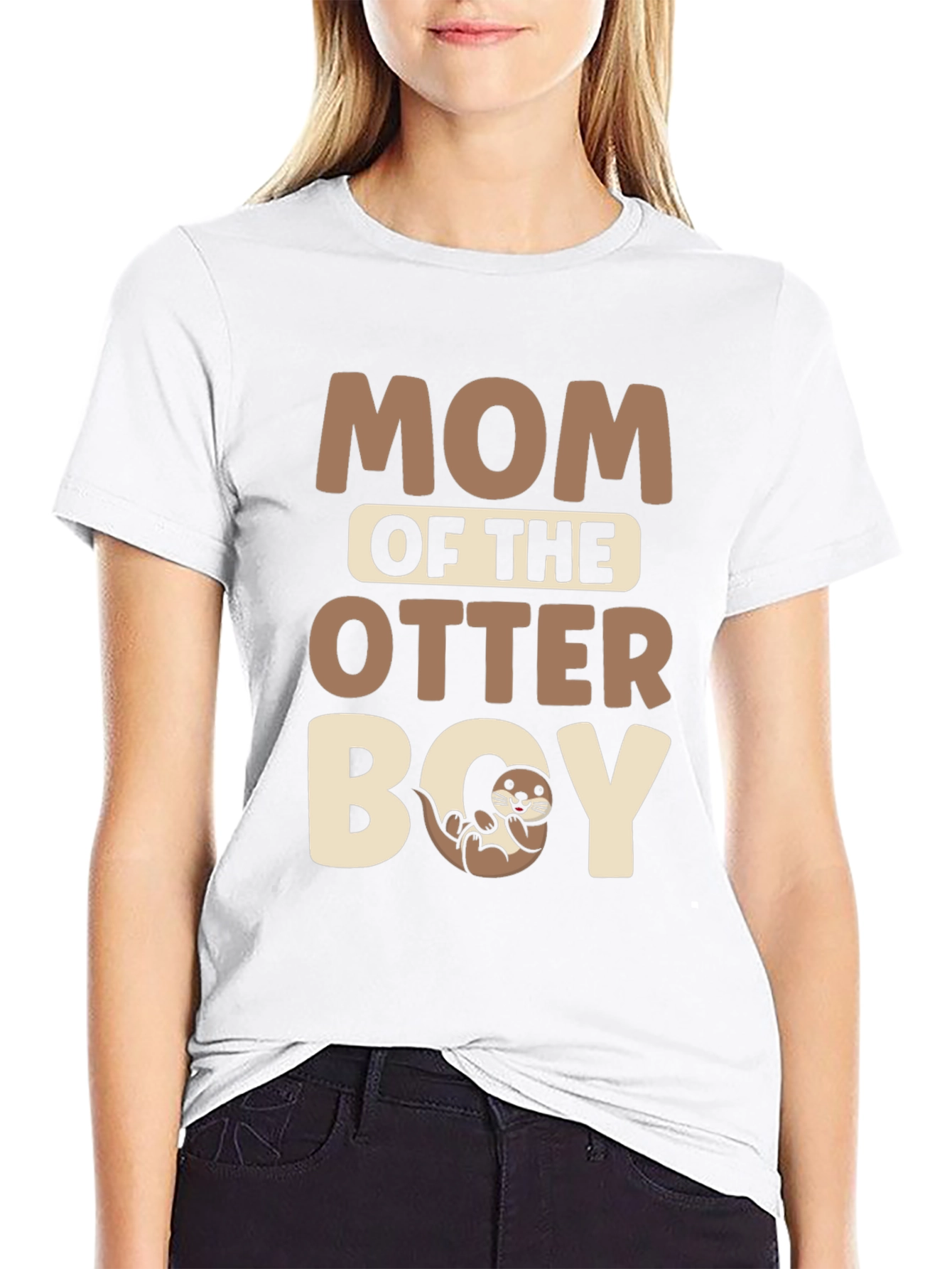 Mom of the Otter Boy T-Shirt